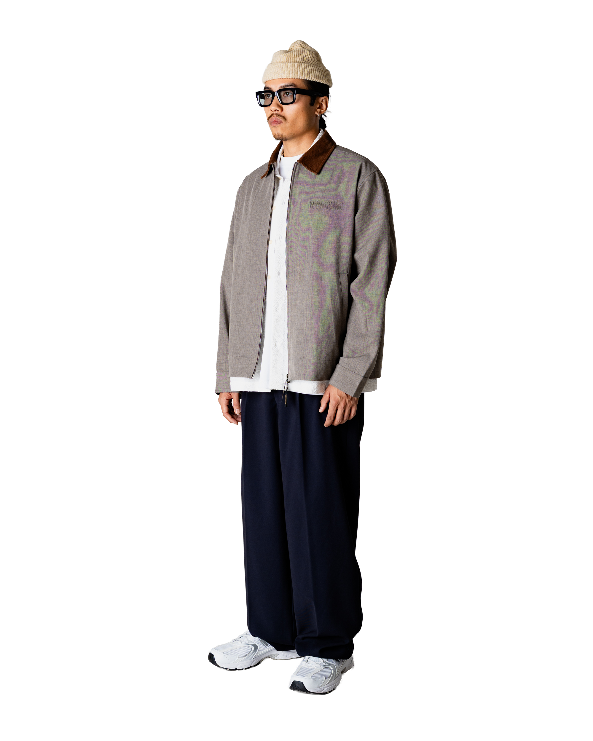 Woodbird WBPon Guan Work Jacket Jackets Sand Melange