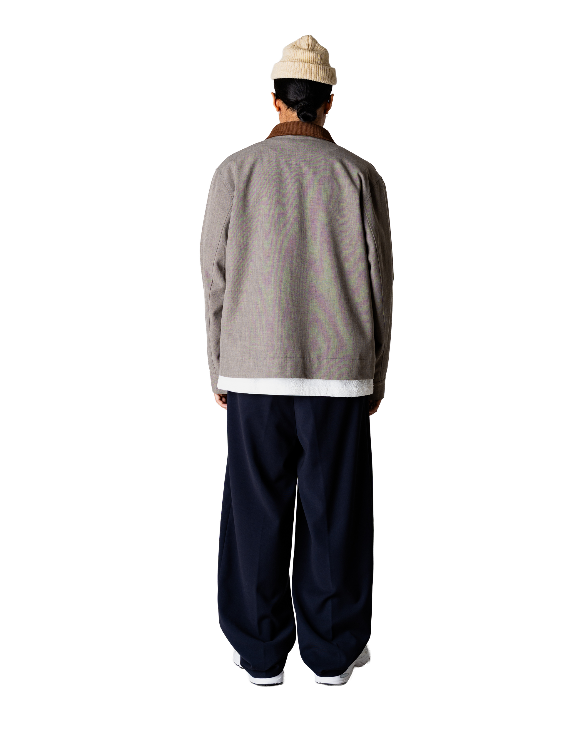 Woodbird WBPon Guan Work Jacket Jackets Sand Melange