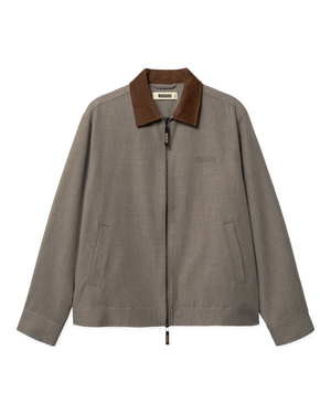 Woodbird WBPon Guan Work Jacket Jackets Sand Melange