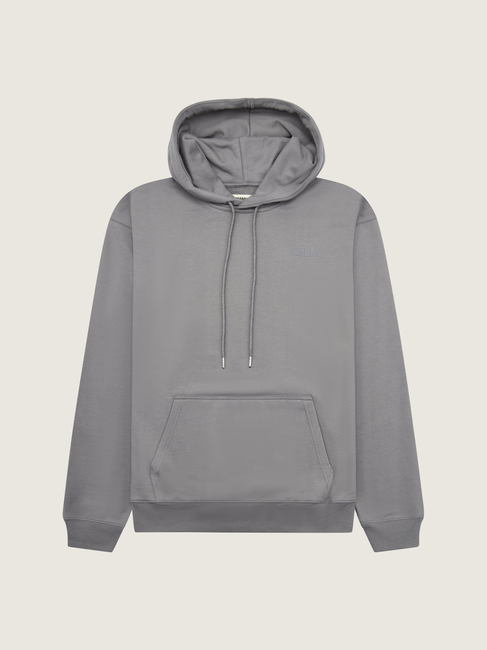 Woodbird WBPope Home Hoodie Sweats Antra Grey