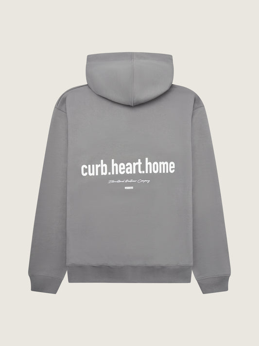 Woodbird WBPope Home Hoodie Sweats Antra Grey