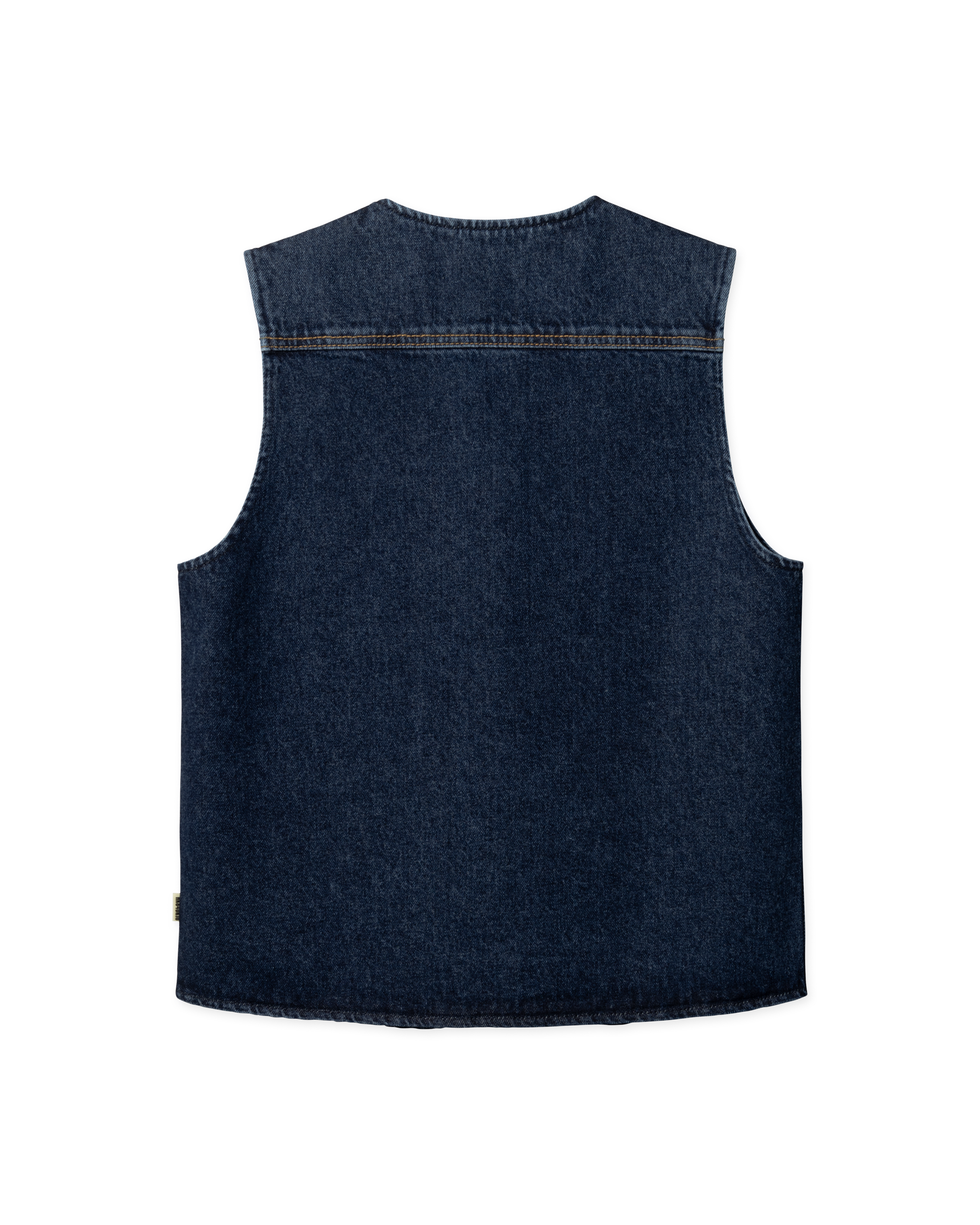 Woodbird Female WBRachel 90's Denim Vest Jackets Dark Blue