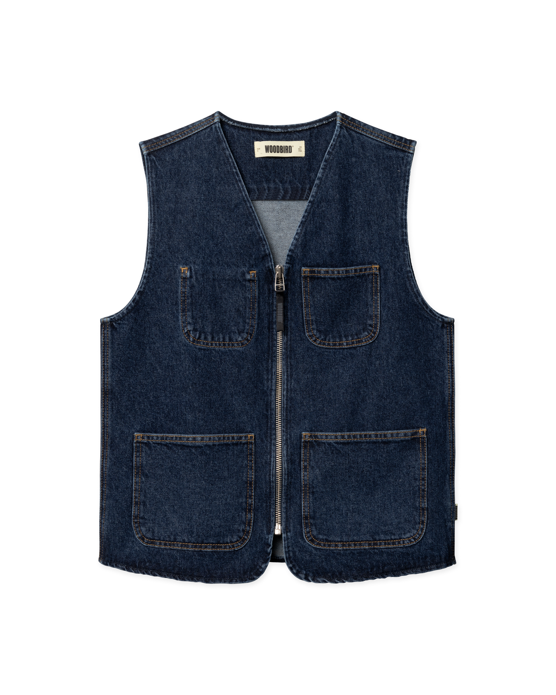 WBRachel 90's Denim Vest – Woodbird