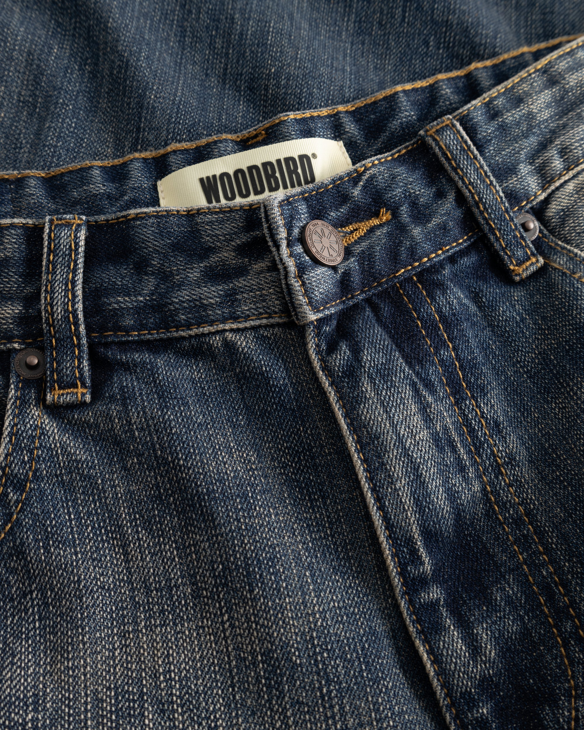 Woodbird WBRami Buff Jeans Jeans Dark Blue