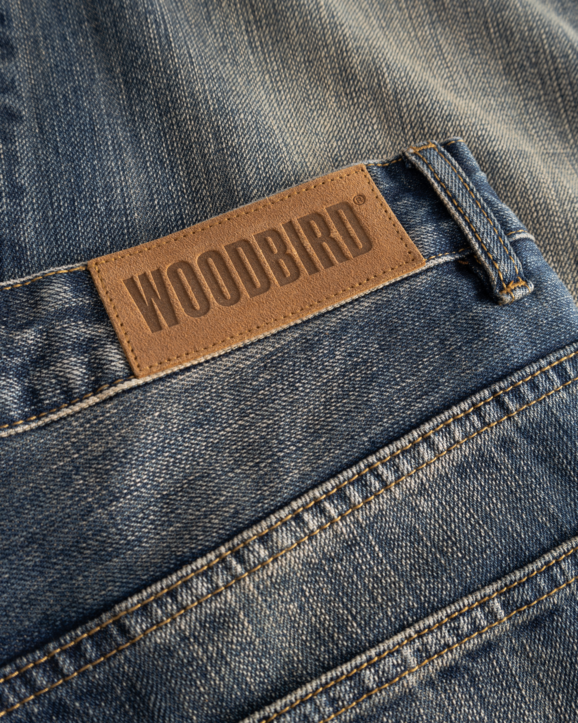 Woodbird WBRami Buff Jeans Jeans Dark Blue