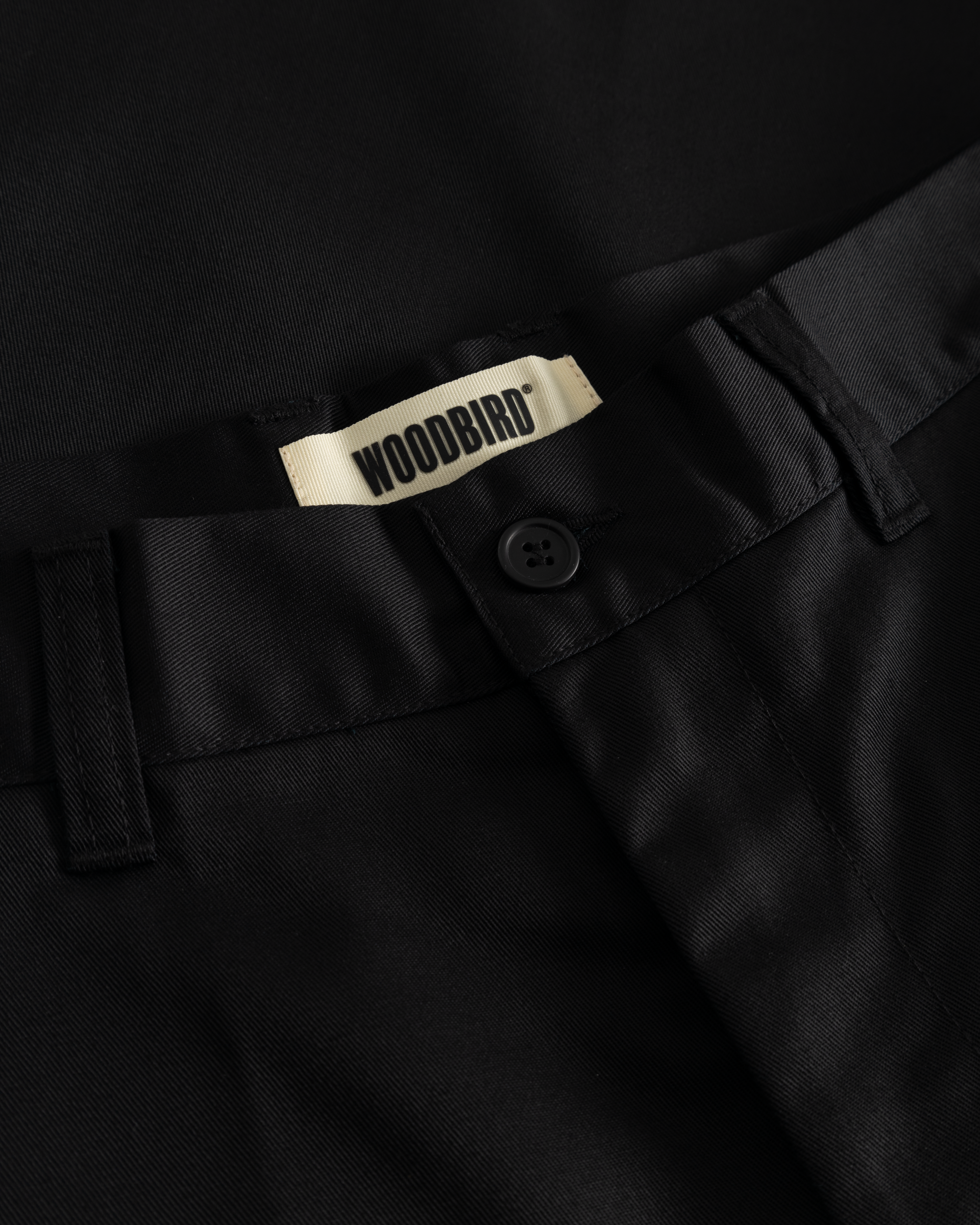 Woodbird WBRami Chino Shorts Shorts Black