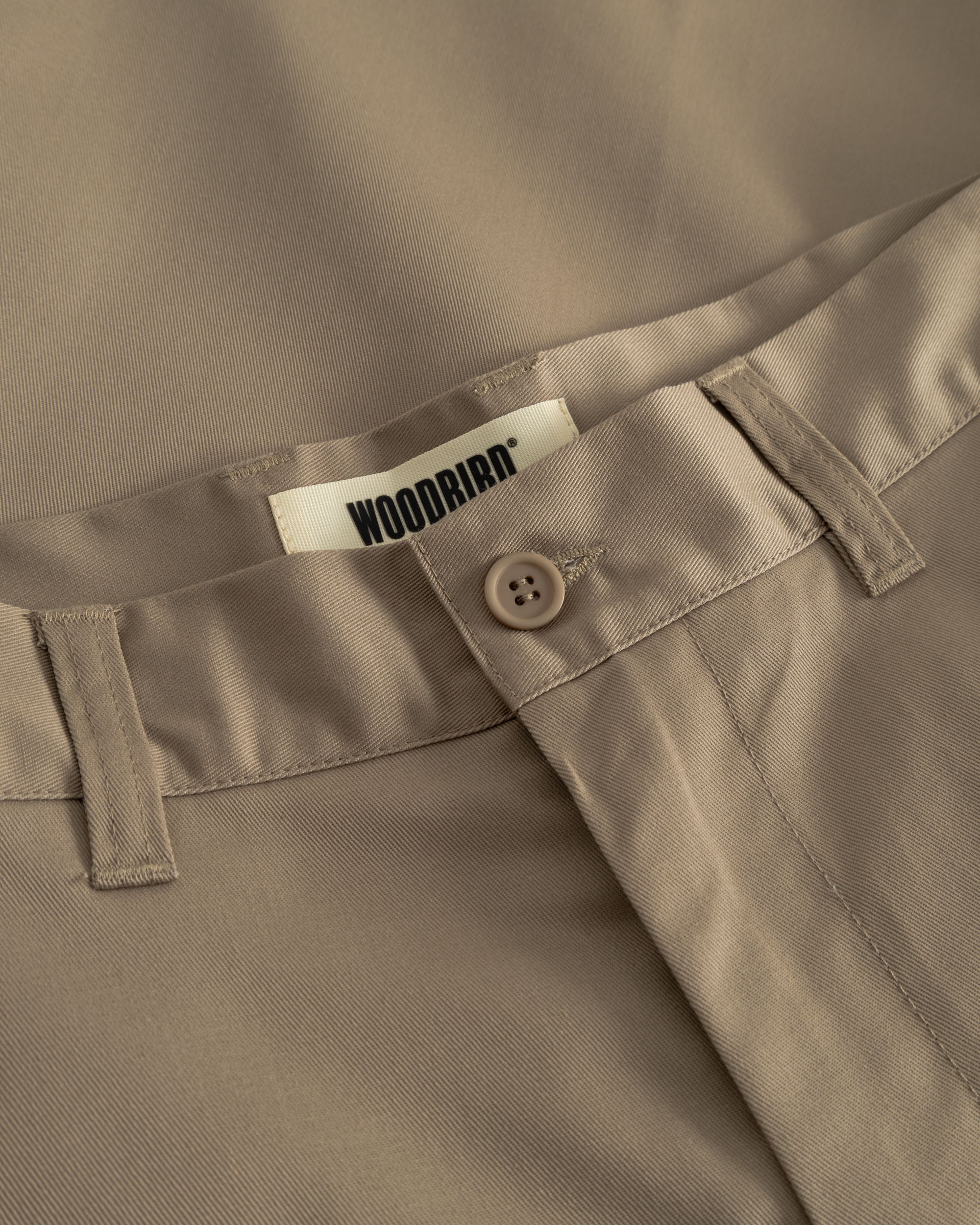 Woodbird WBRami Chino Shorts Shorts Stone