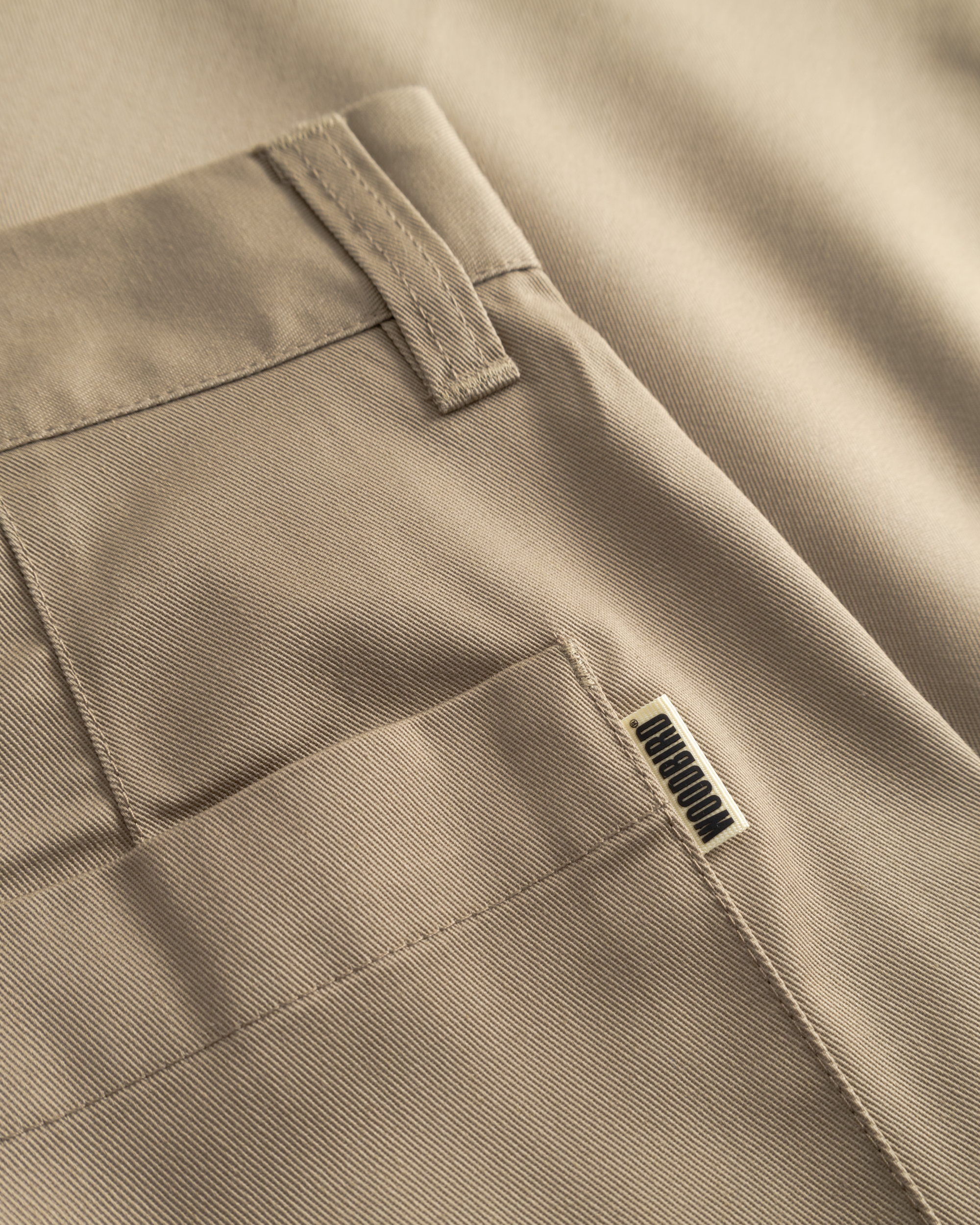 Woodbird WBRami Chino Shorts Shorts Stone