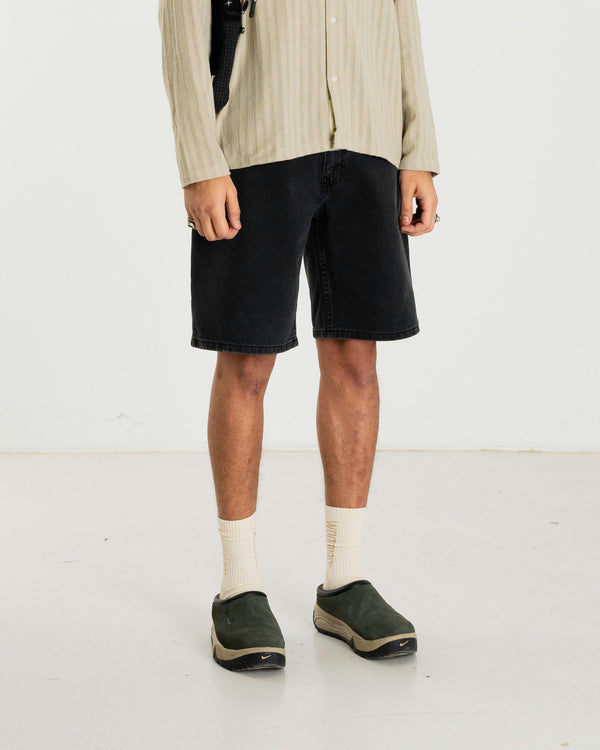 Woodbird WBRami Crow Shorts Shorts Black Vintage
