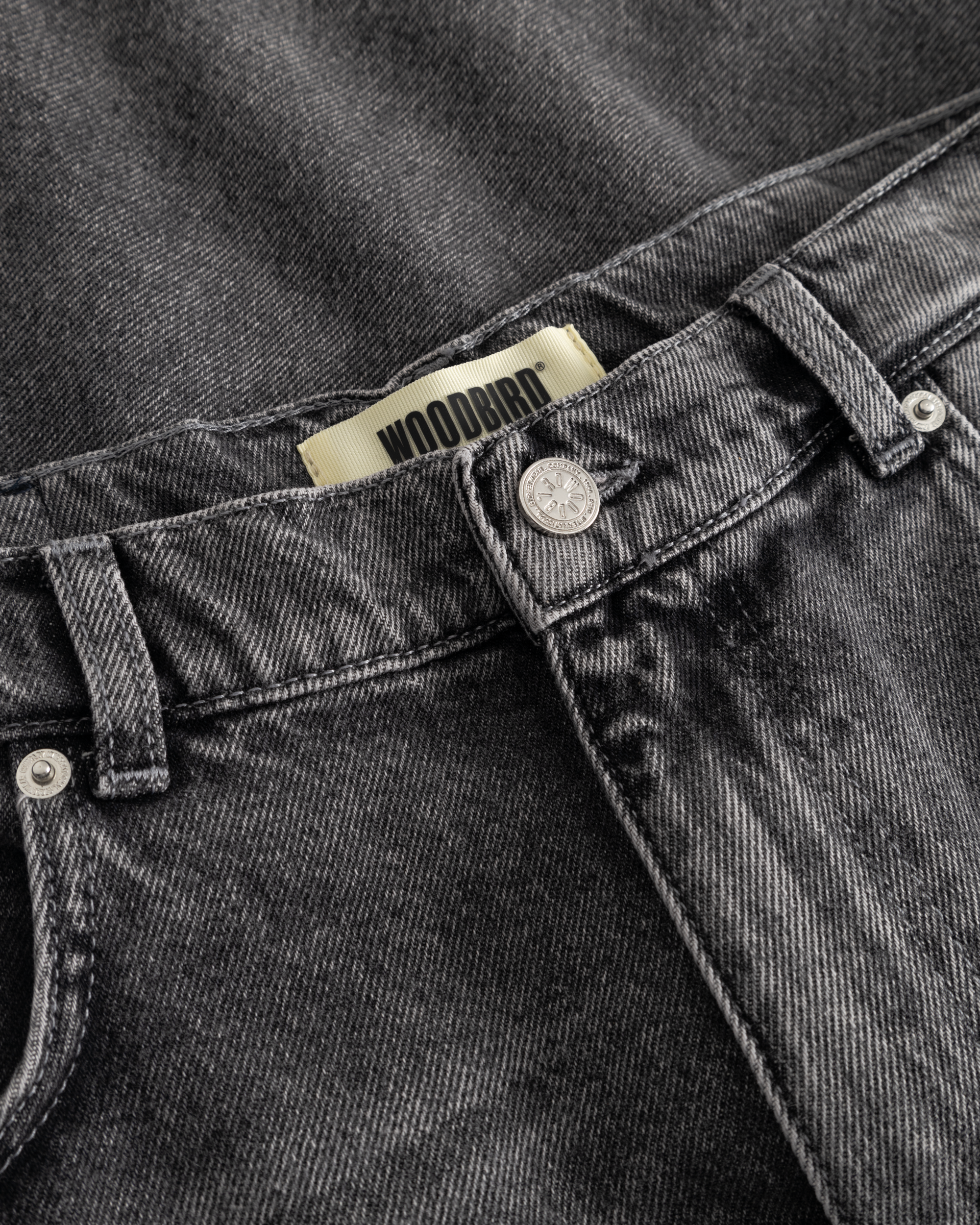 Woodbird WBRami Grey Shorts Shorts Washed Grey