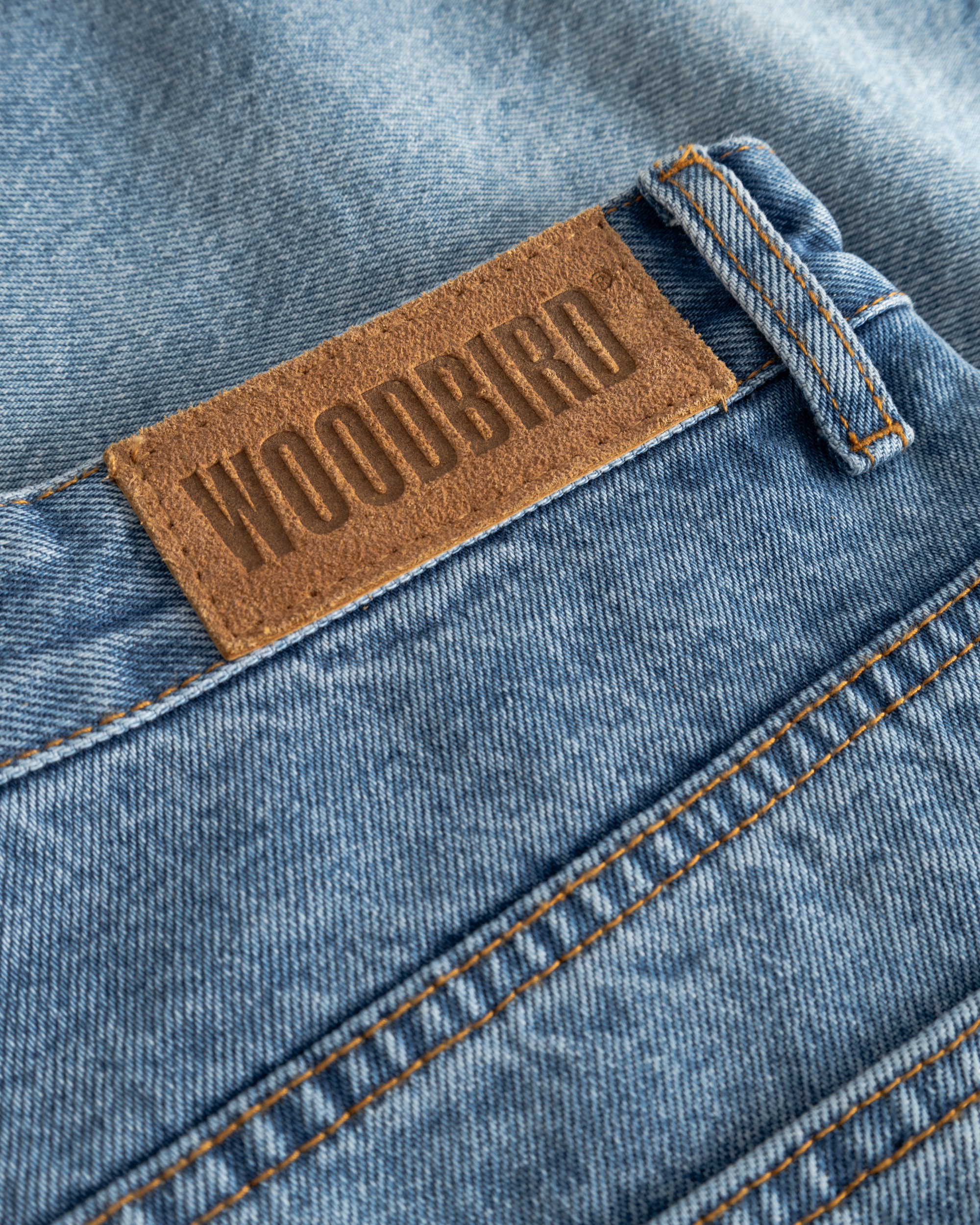 Woodbird WBRami Orig Shorts Shorts Blue Washed