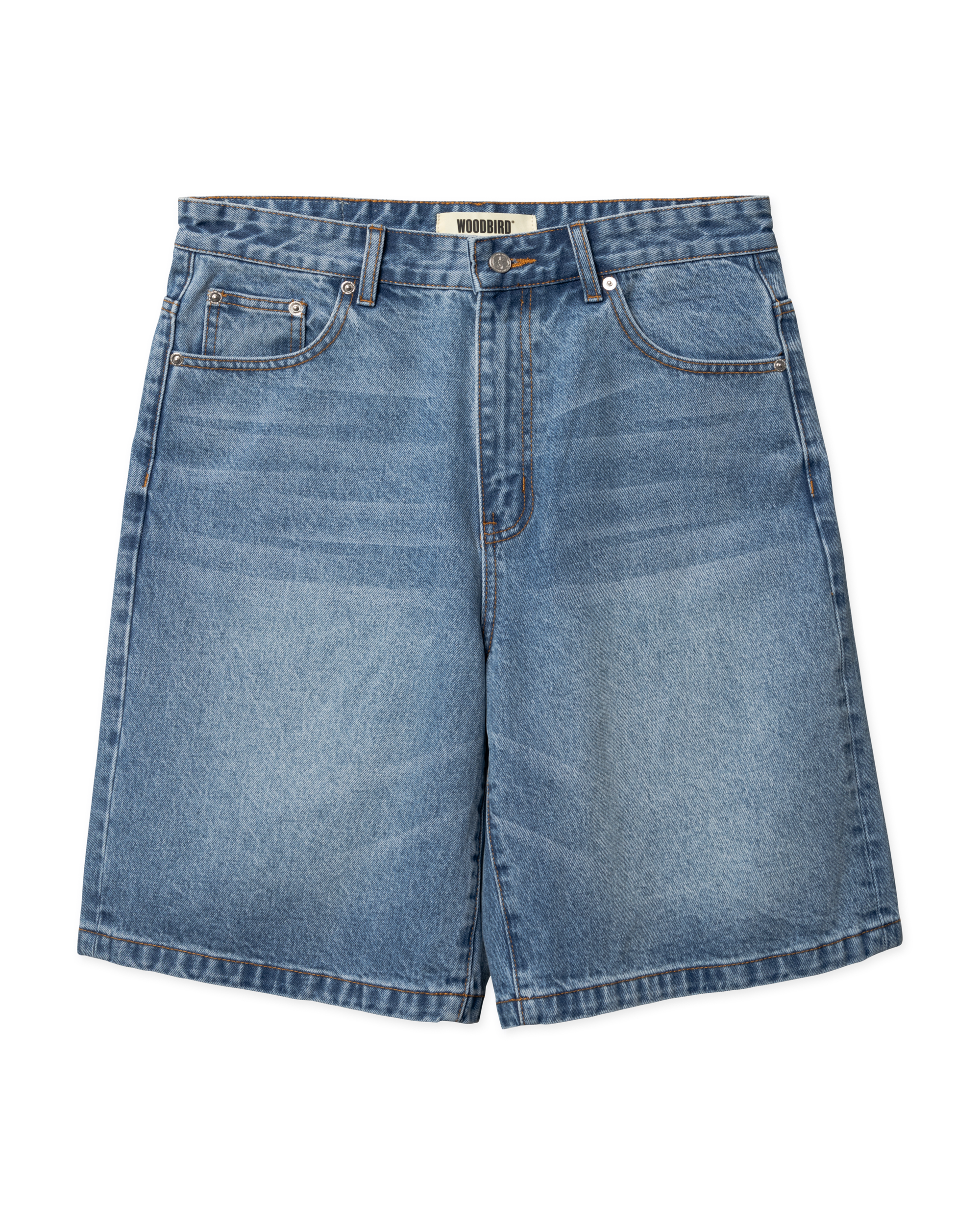 Woodbird WBRami Orig Shorts Shorts Blue Washed