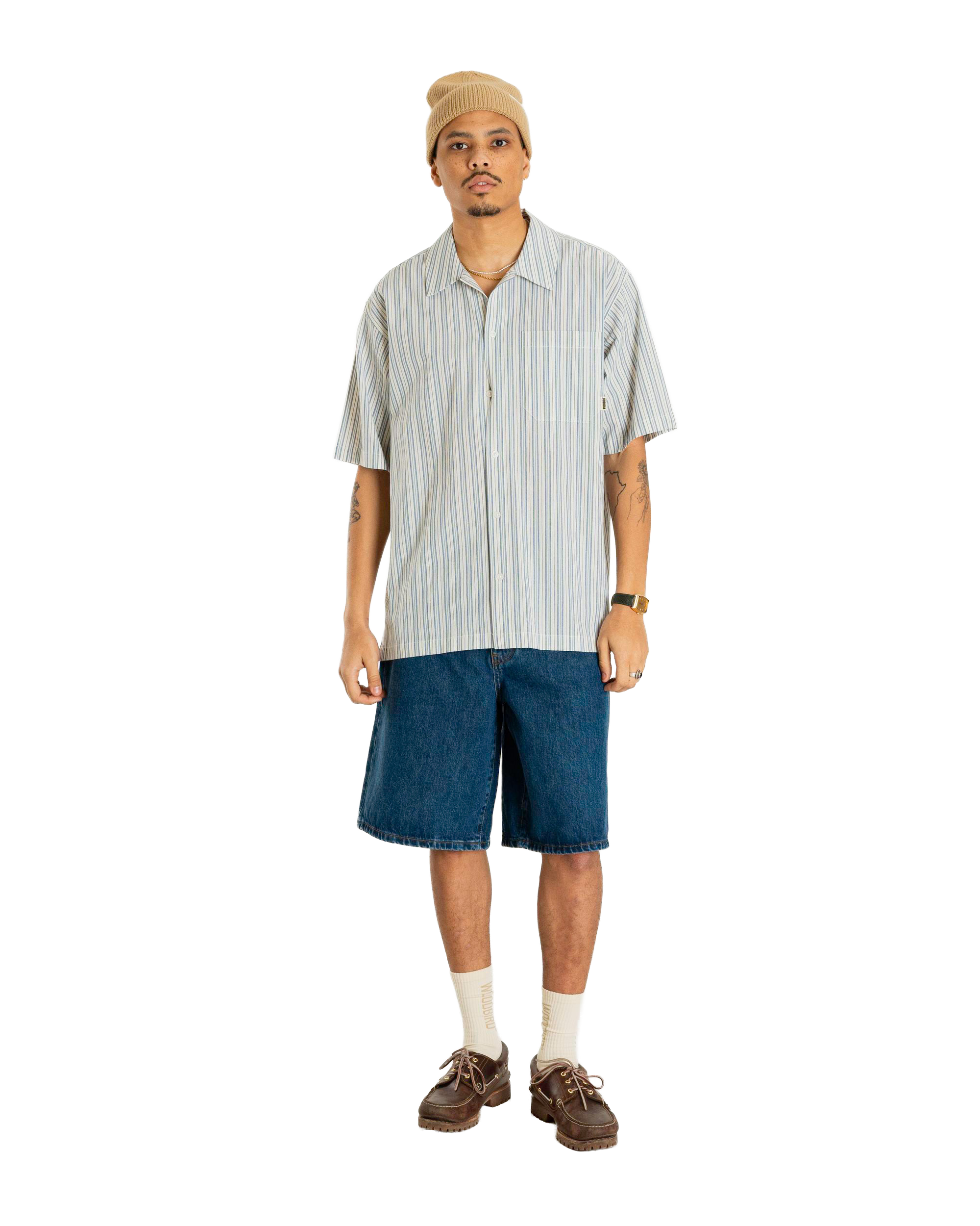 Woodbird WBRami Stone Shorts Shorts Blue