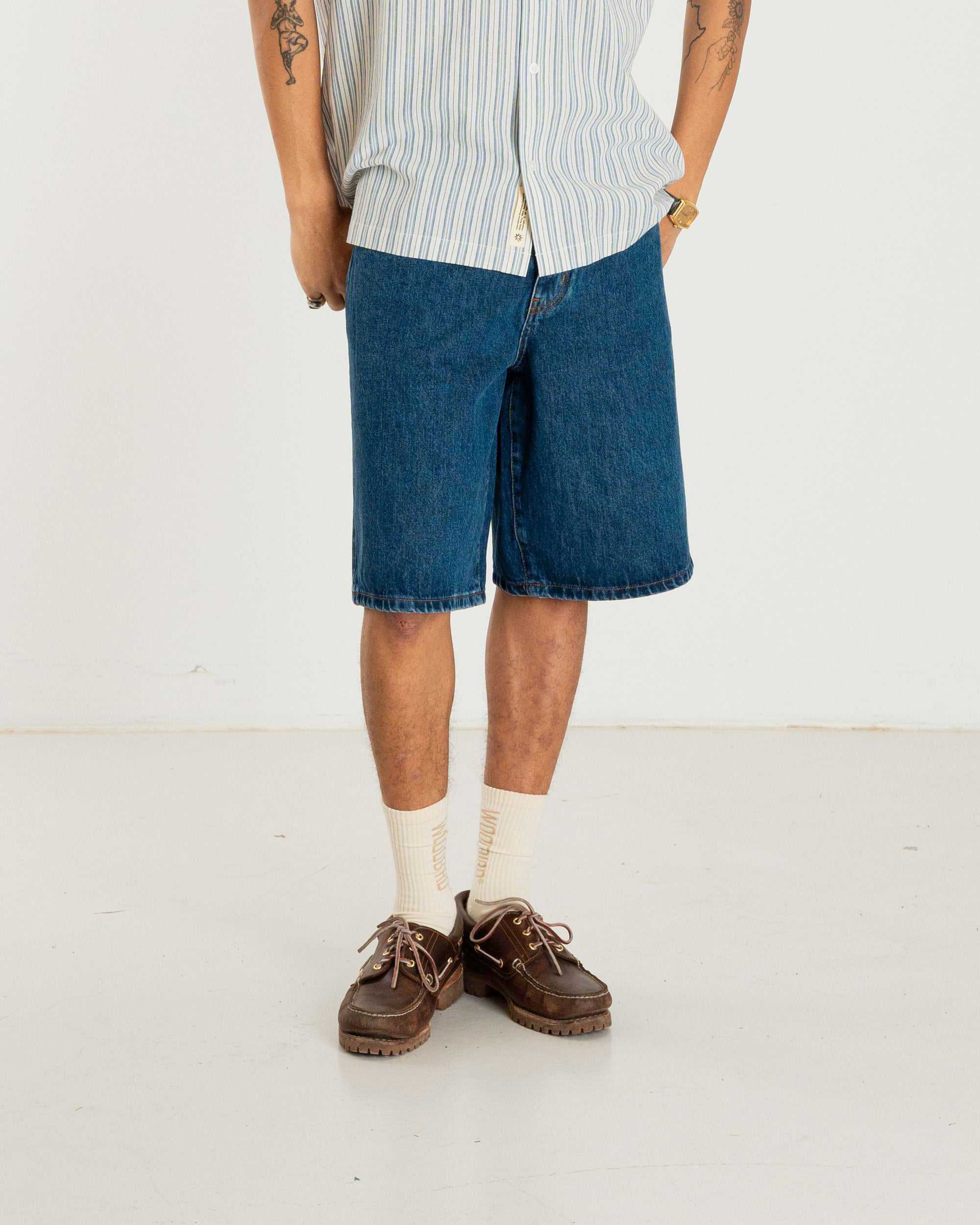 Woodbird WBRami Stone Shorts Shorts Blue