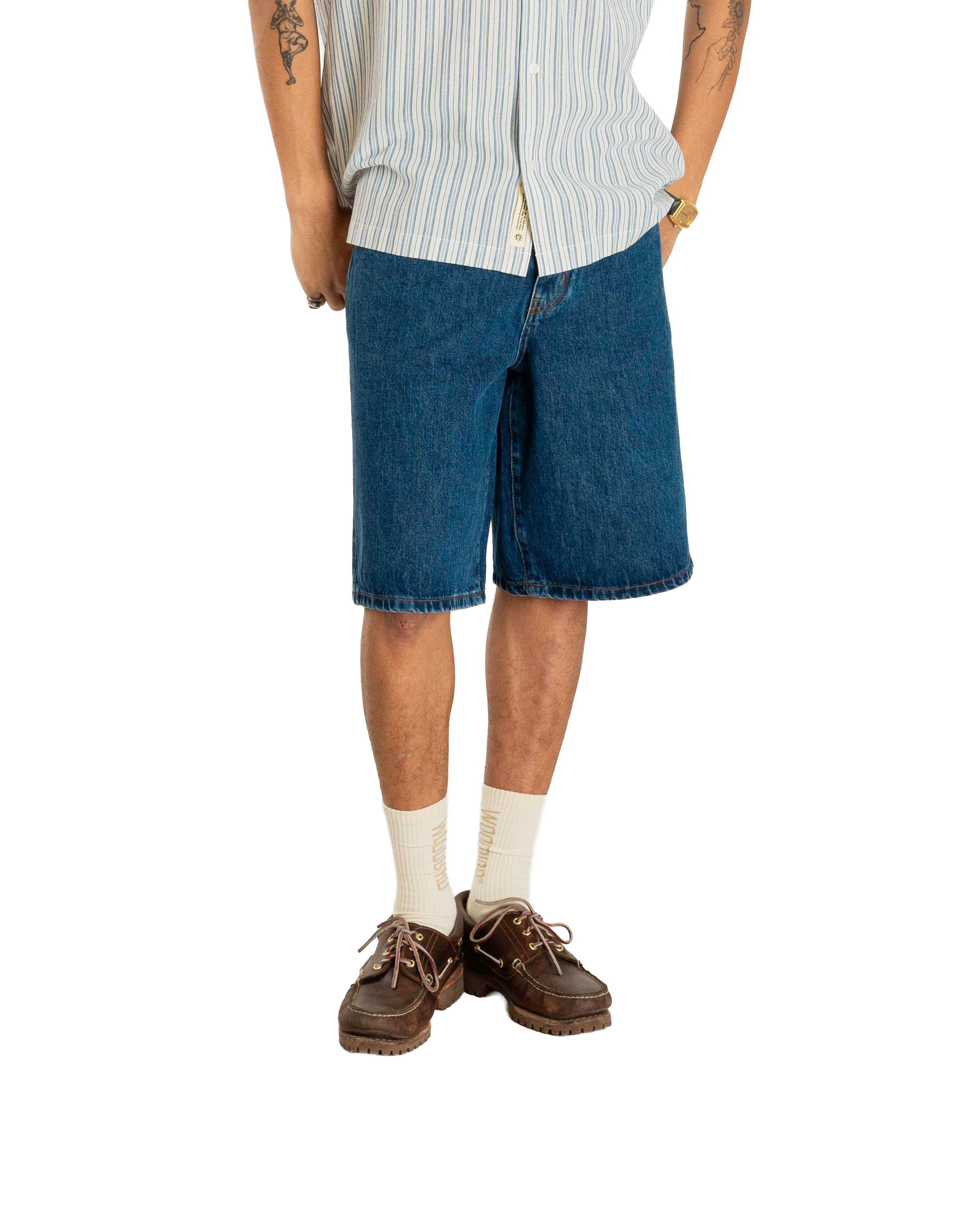 Woodbird WBRami Stone Shorts Shorts Blue
