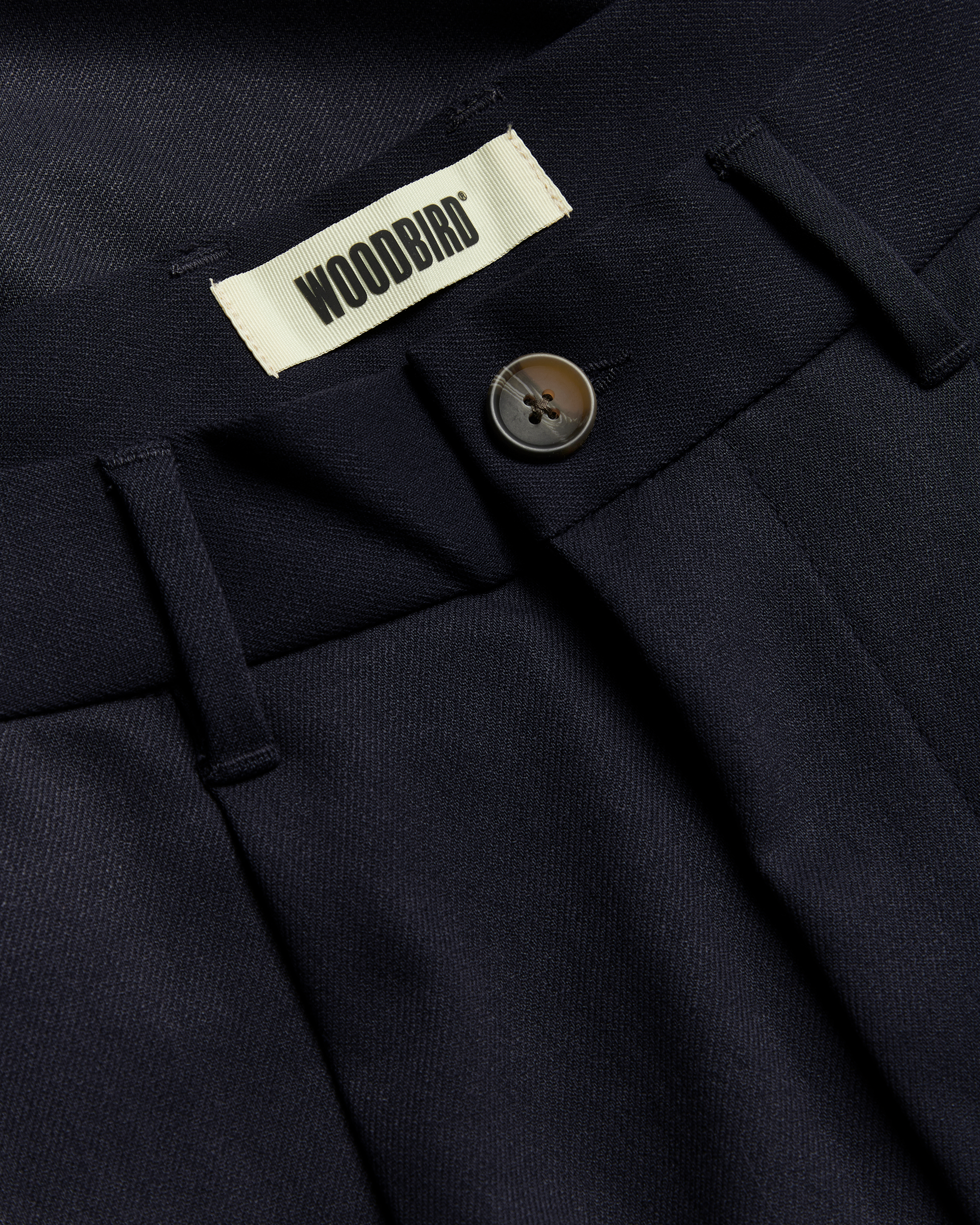 Woodbird WBRick Nickle Pant Pants Dark Navy
