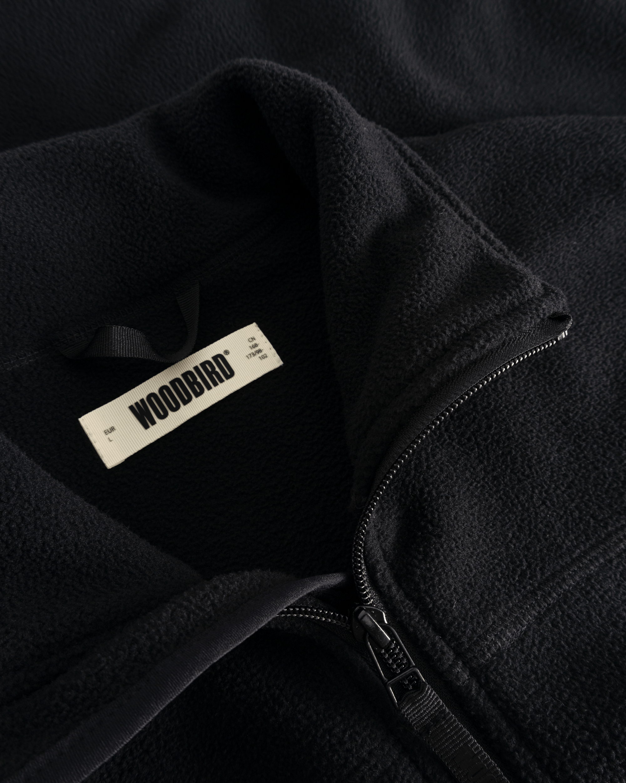 Woodbird WBRyo Fleece Jacket Jackets Black