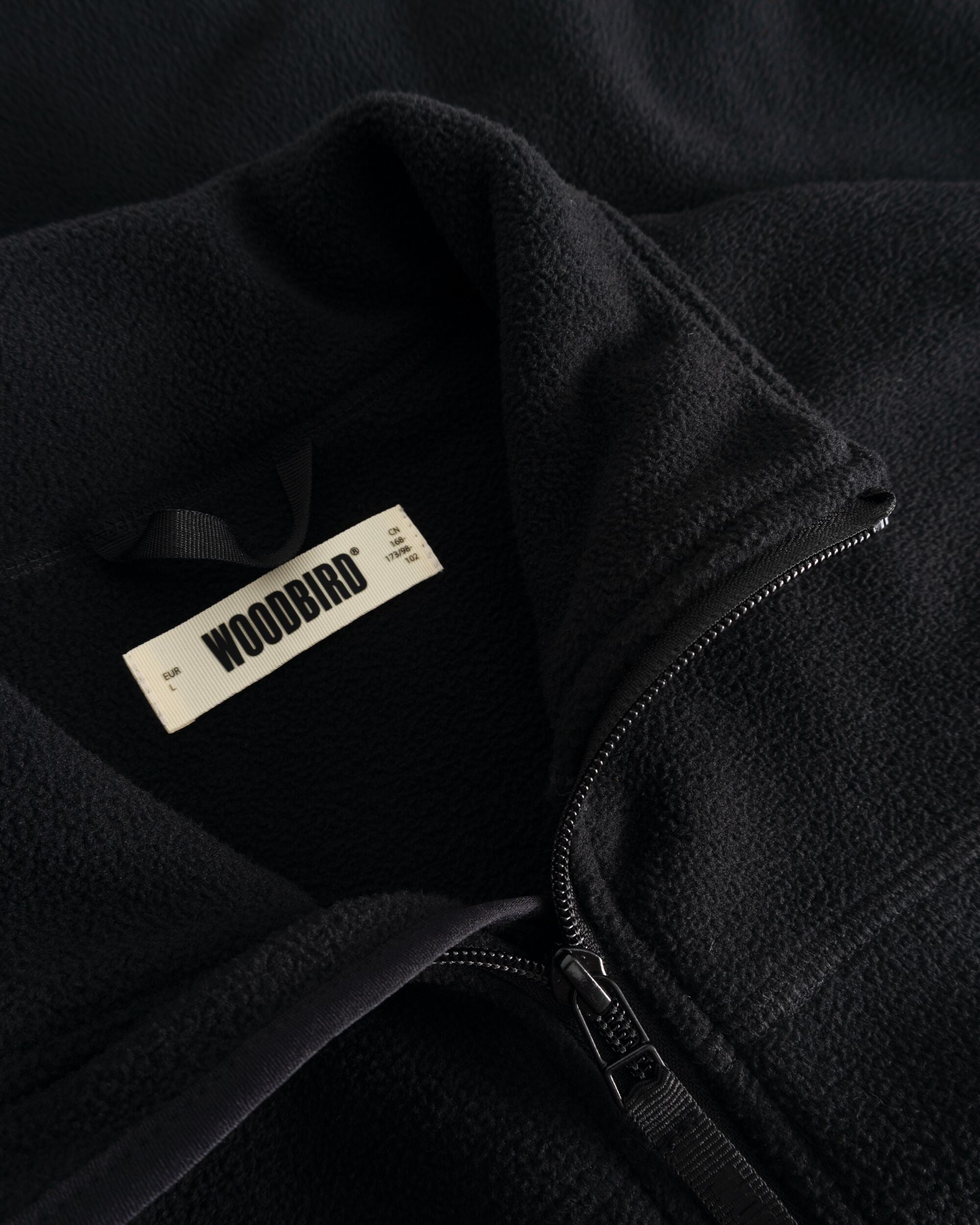 Woodbird WBRyo Fleece Jacket Jackets Black