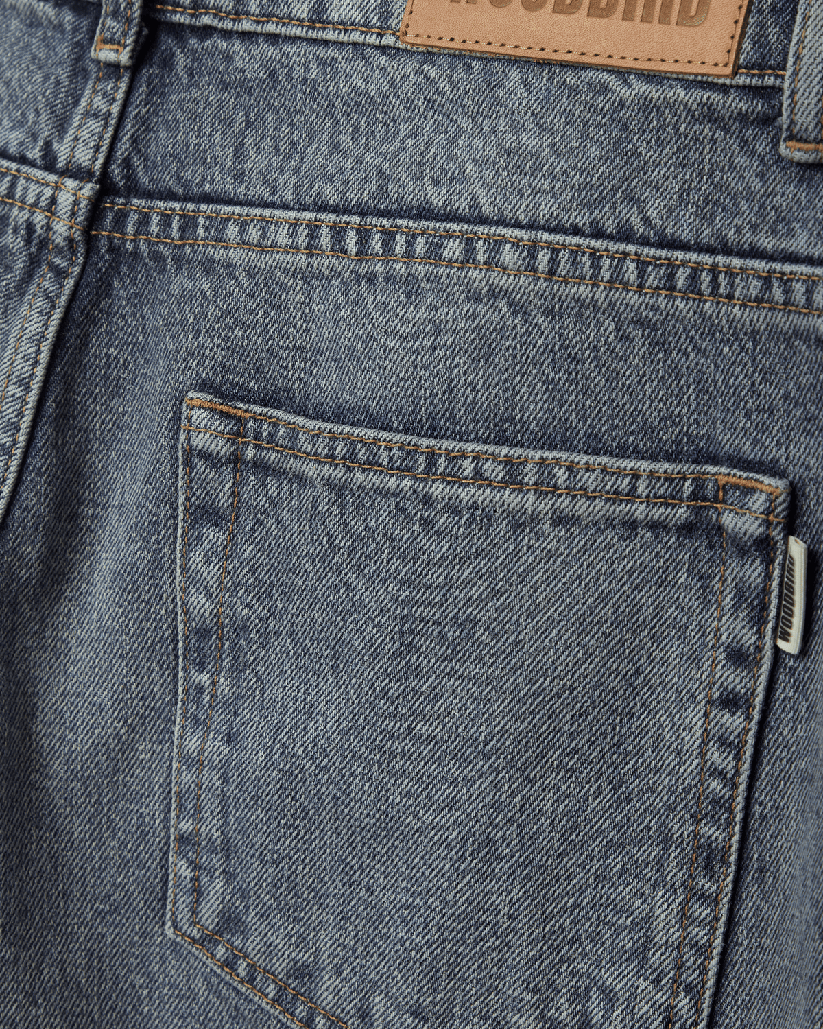 Woodbird WBSanji Flare Zinc Jeans Jeans Grey