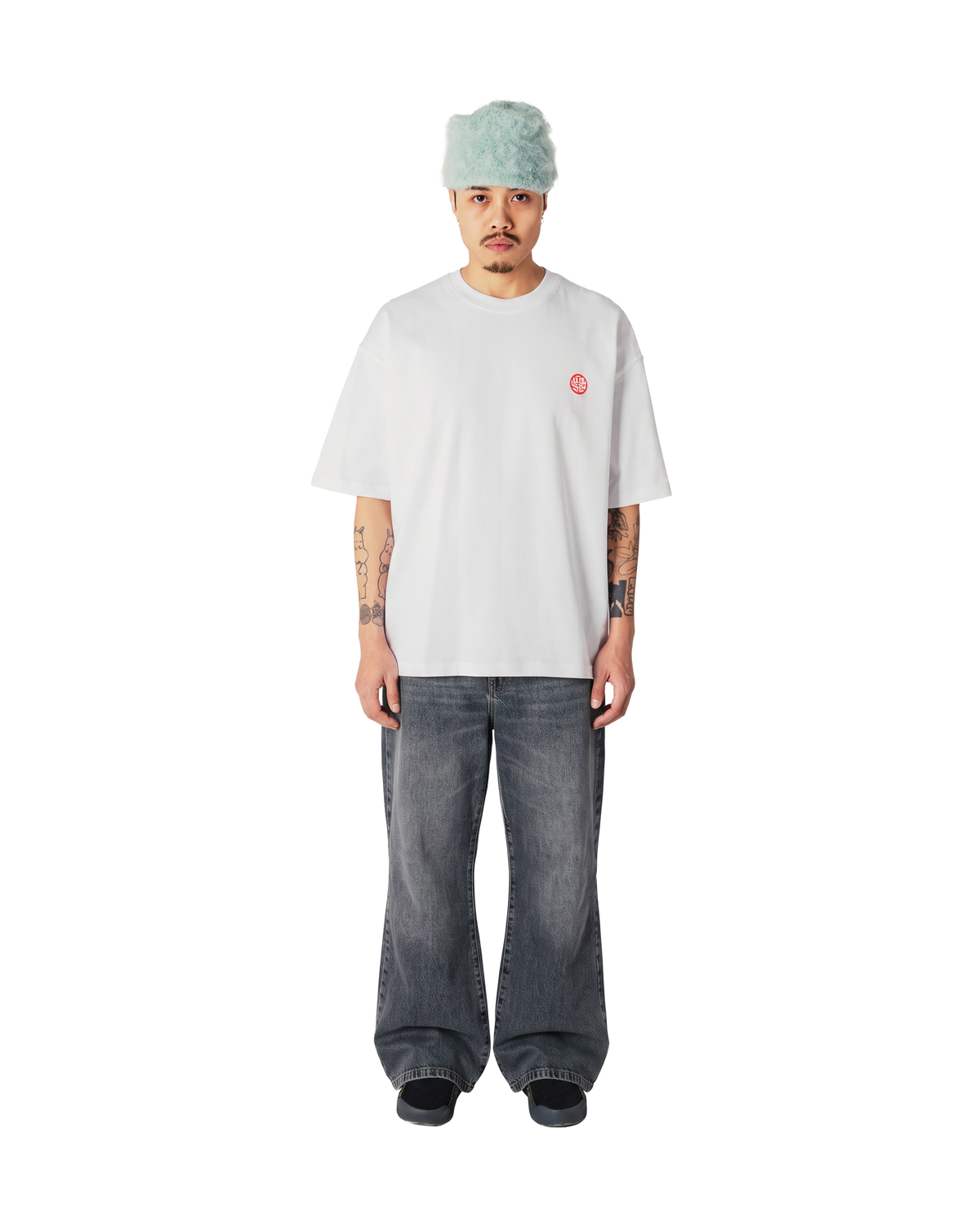 Woodbird WBSanji Flare Zinc Jeans Jeans Grey