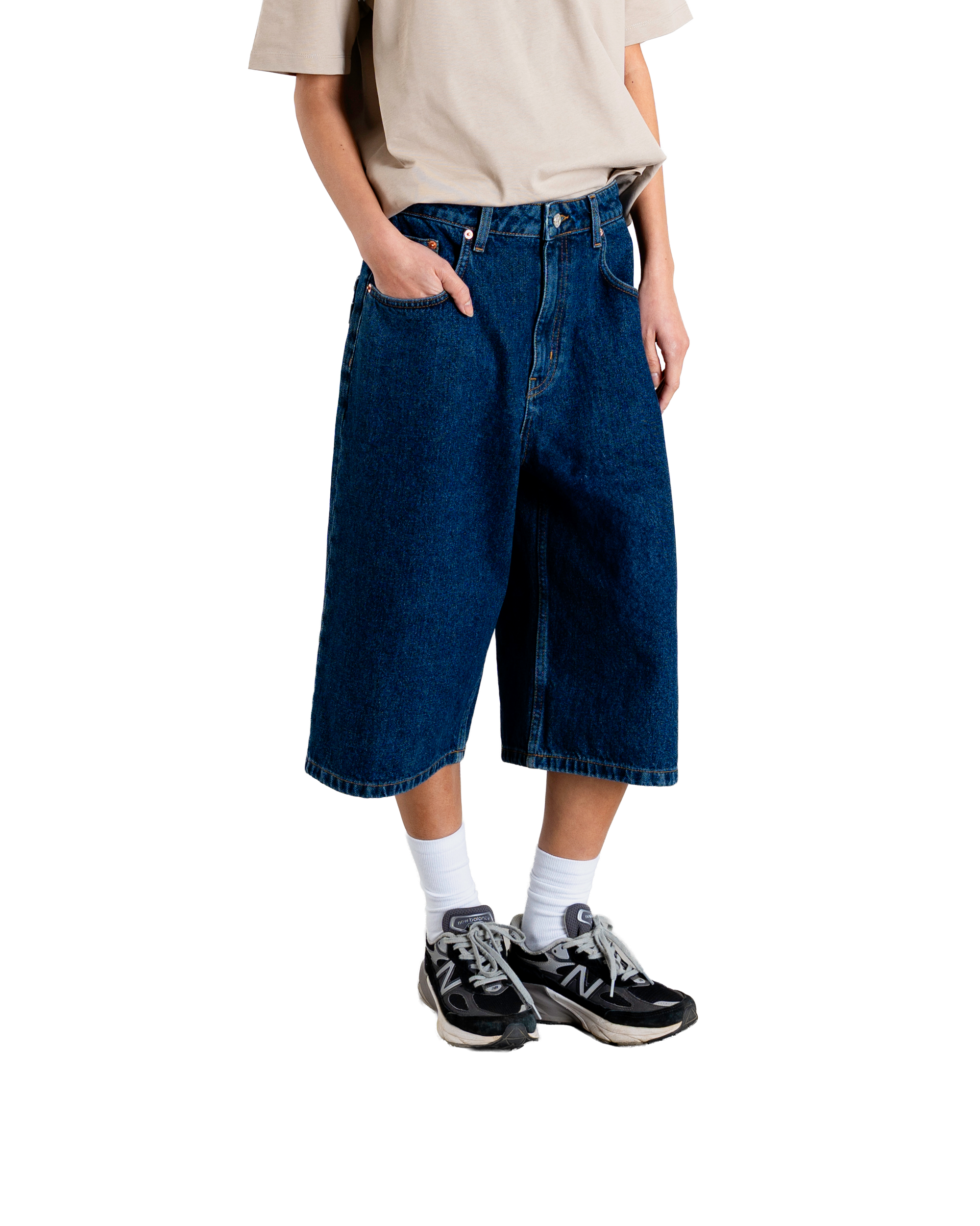 Woodbird Female WBShan 90's Rinse Shorts Shorts 90s Blue