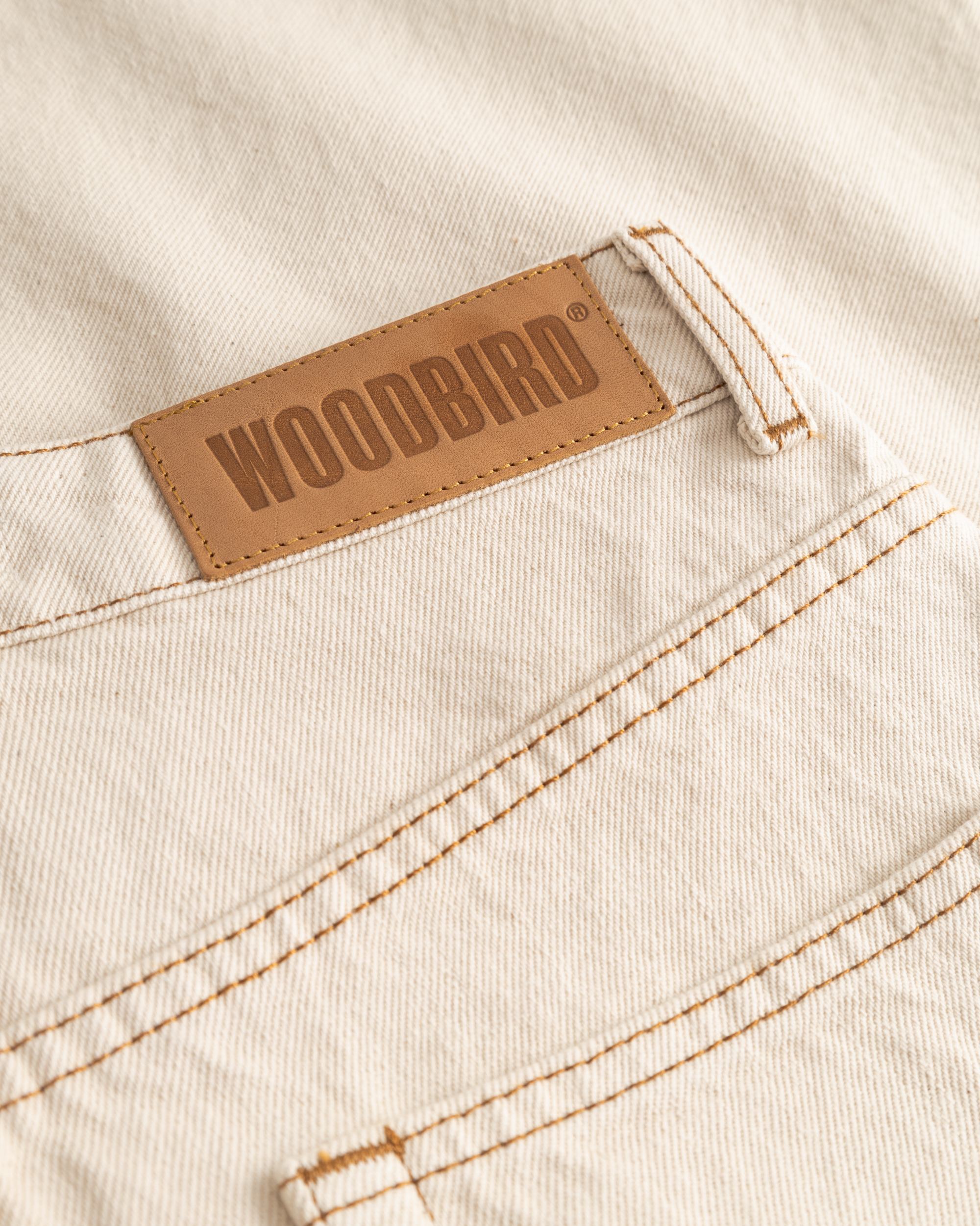 Woodbird Female WBShan OW Denim Shorts Shorts Off White
