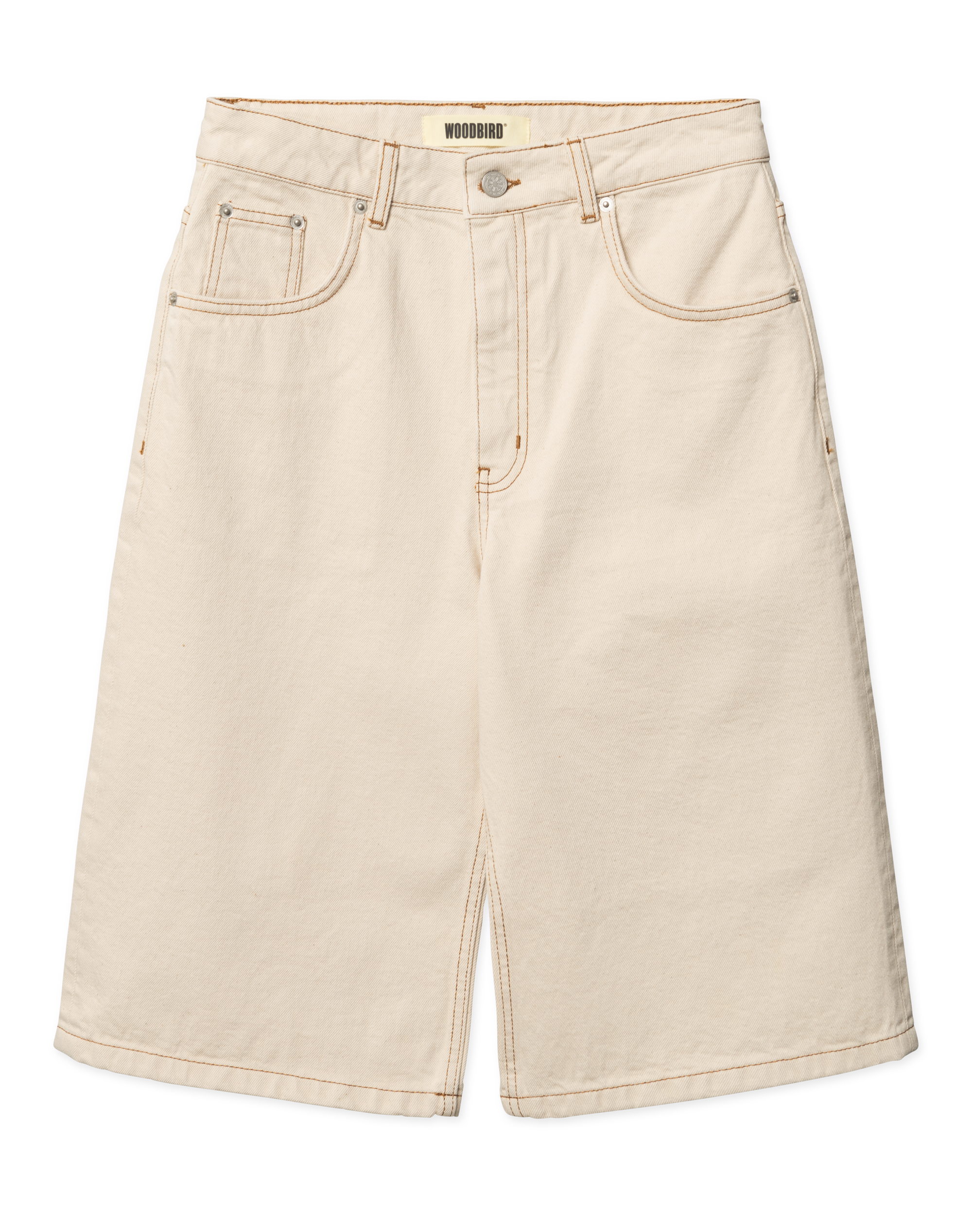 Woodbird Female WBShan OW Denim Shorts Shorts Off White