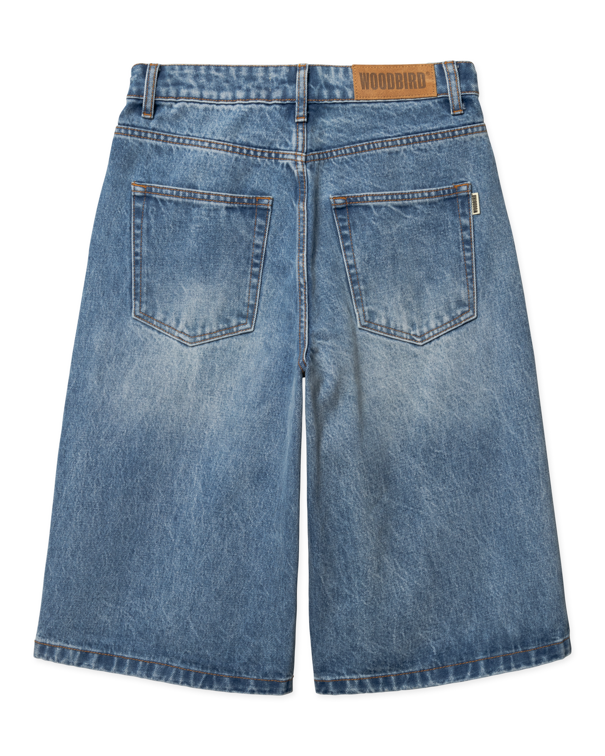 Woodbird Female WBShan Orig shorts Shorts Blue Washed