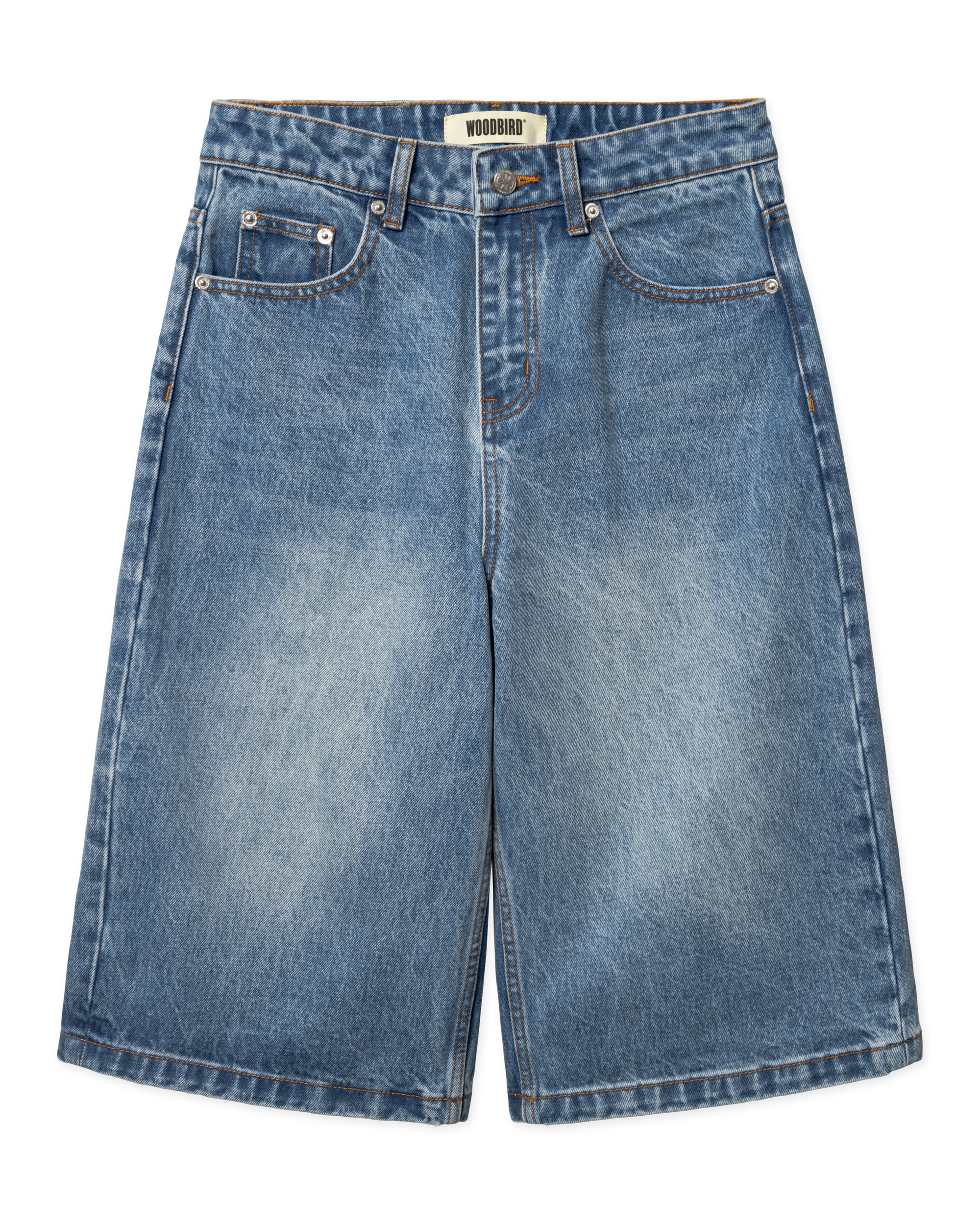 Woodbird Female WBShan Orig shorts Shorts Blue Washed