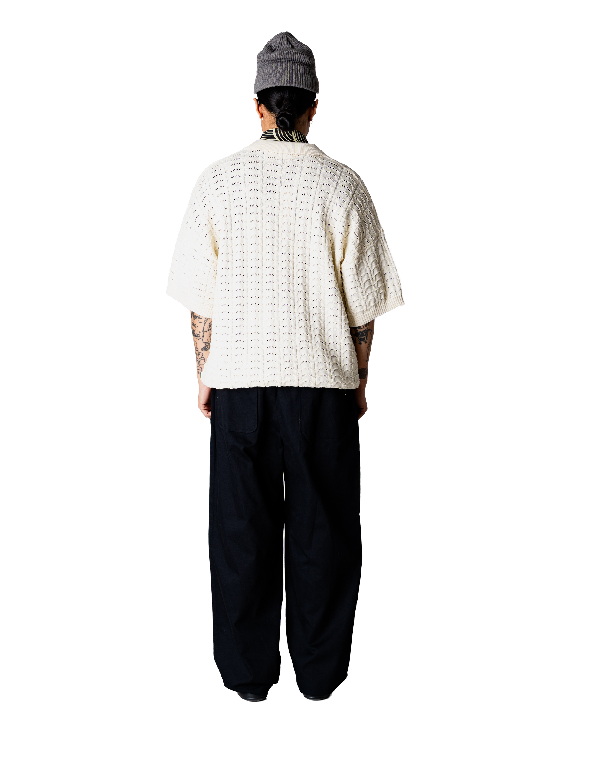 Woodbird WBShimo Wave Polo Knits Off White