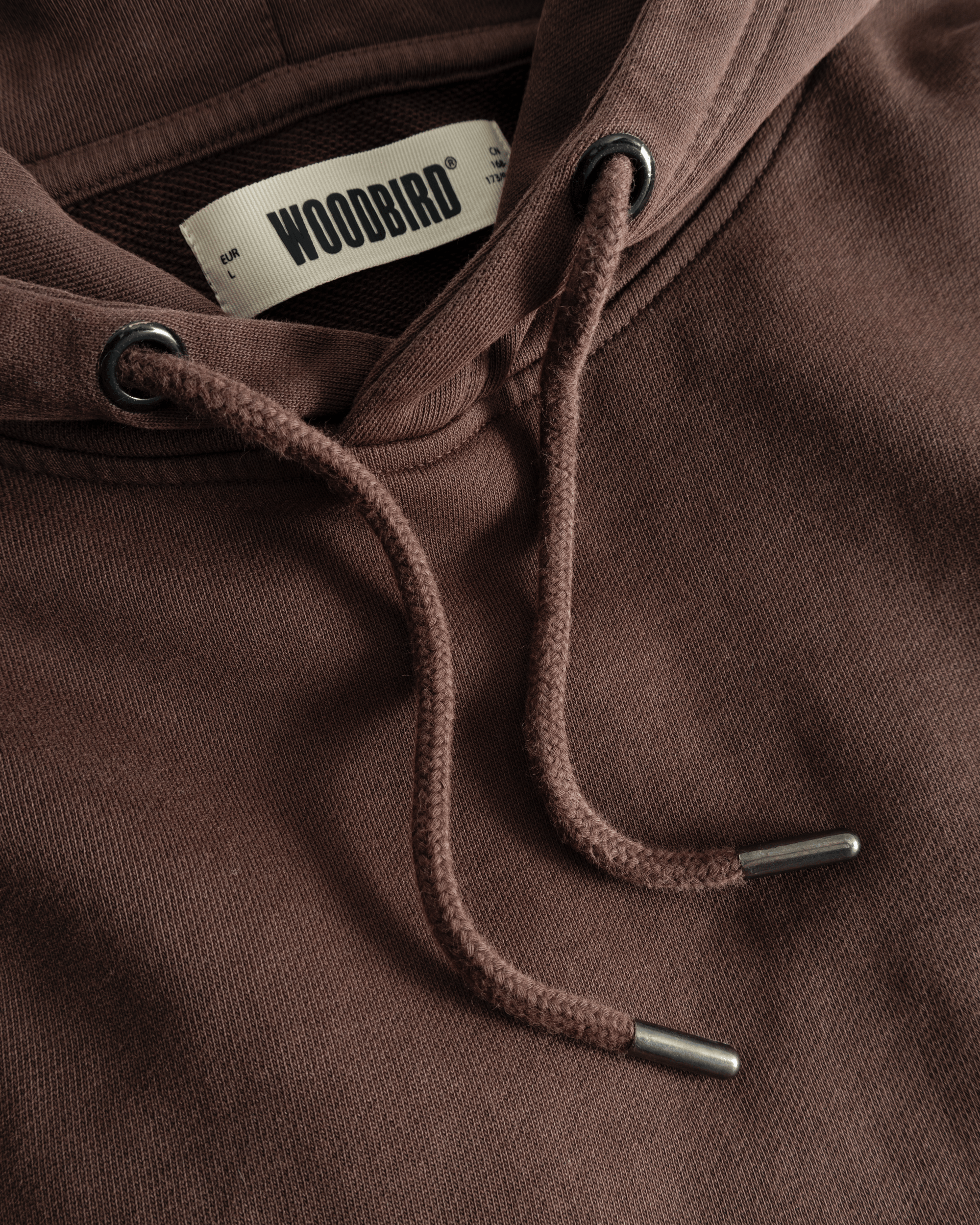 Woodbird WBSho Washed Hoodie Sweats Brown