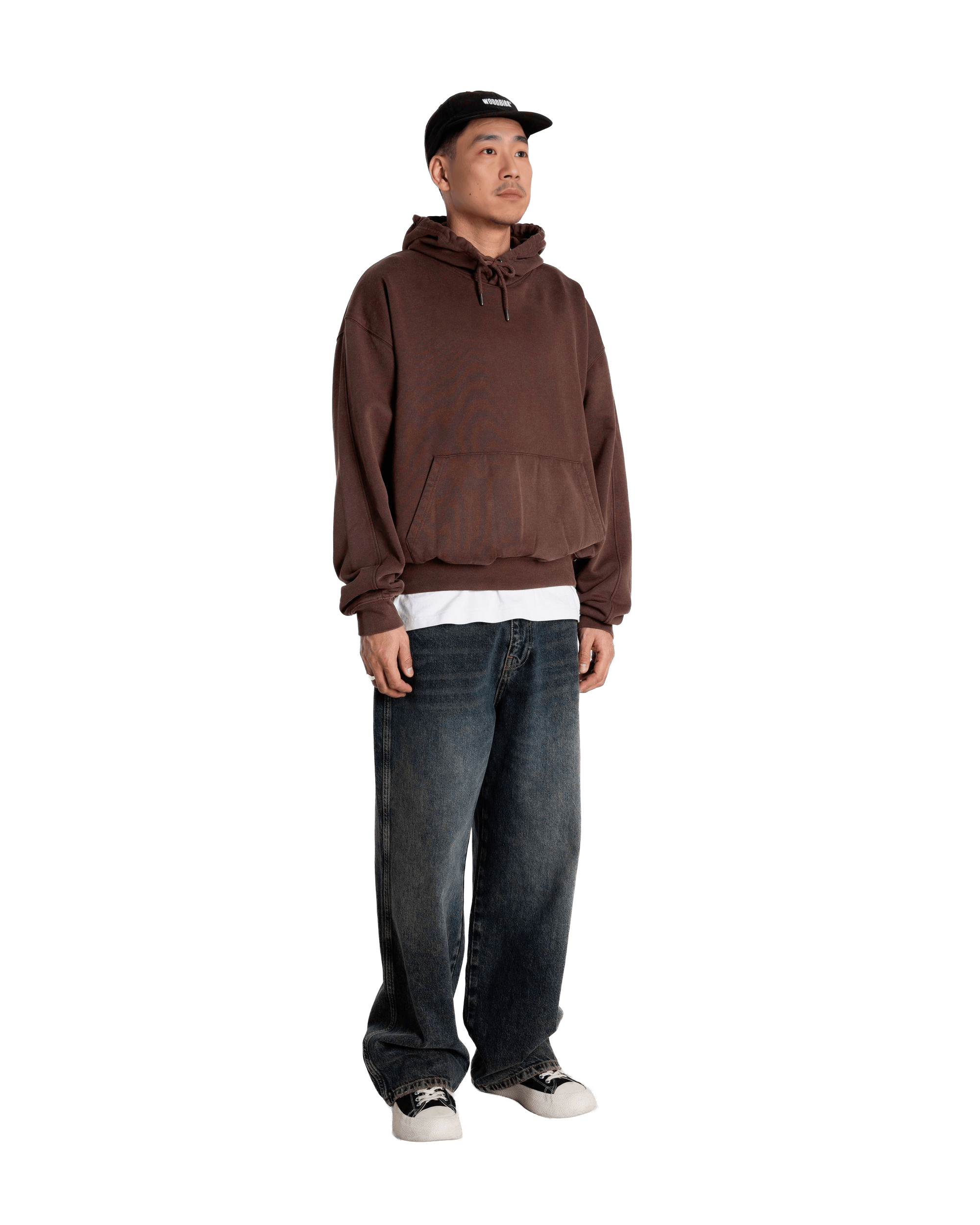 Woodbird WBSho Washed Hoodie Sweats Brown
