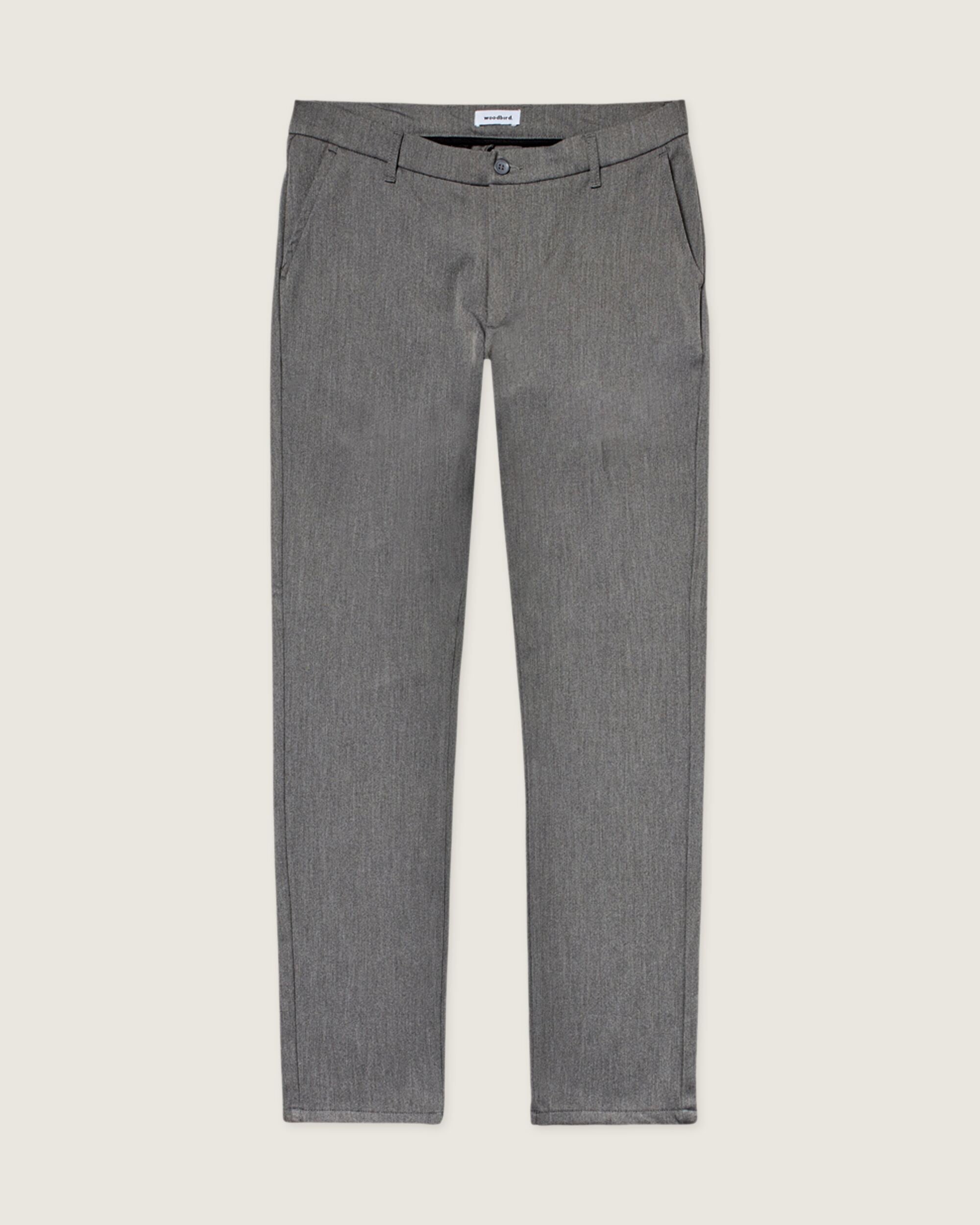 Woodbird WBSteffen Twill Pant Pants Light Grey