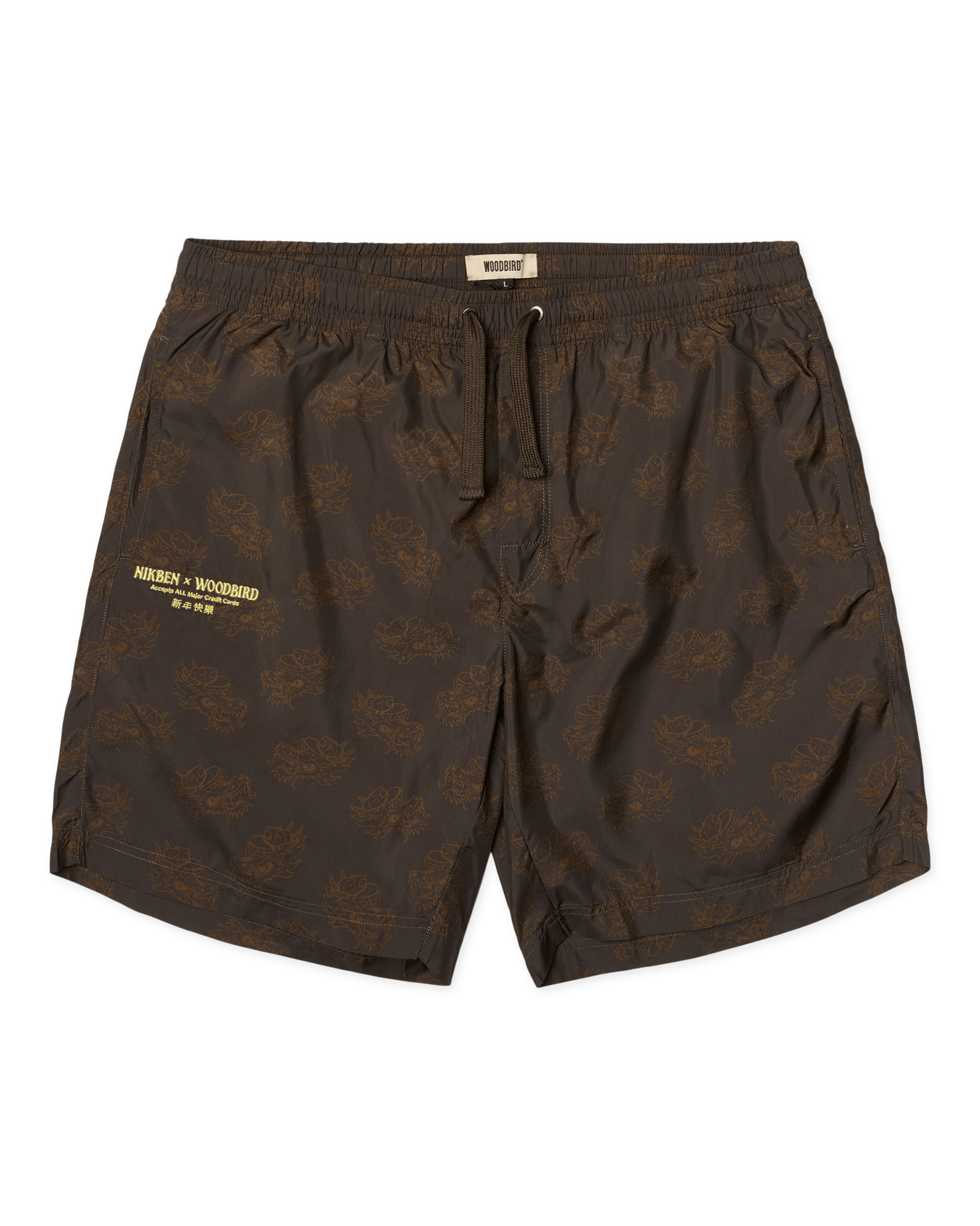 Woodbird WBStudio NIKBEN Trunks Shorts Brown