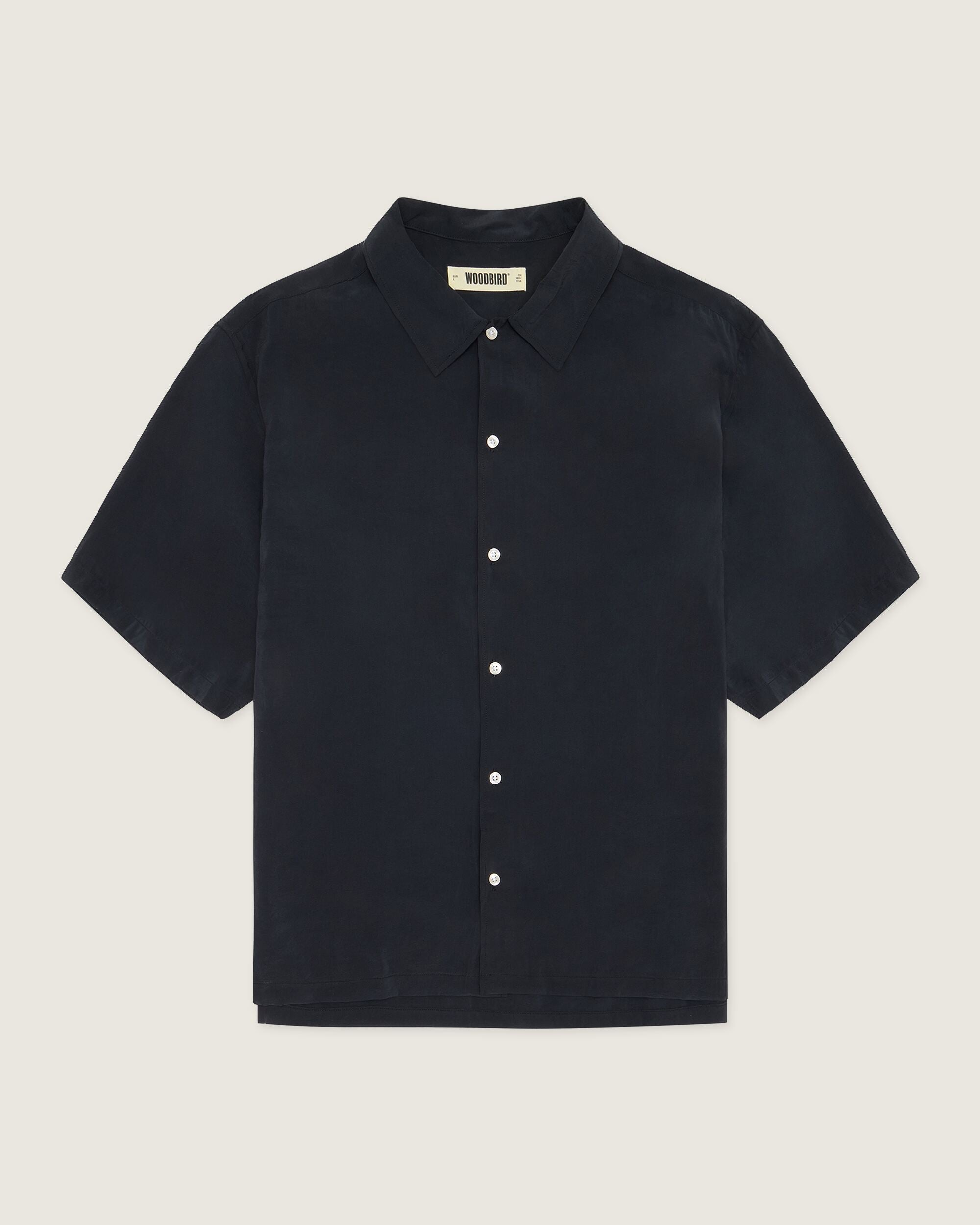 Woodbird WBSunny Modu Shirt Shirts Black