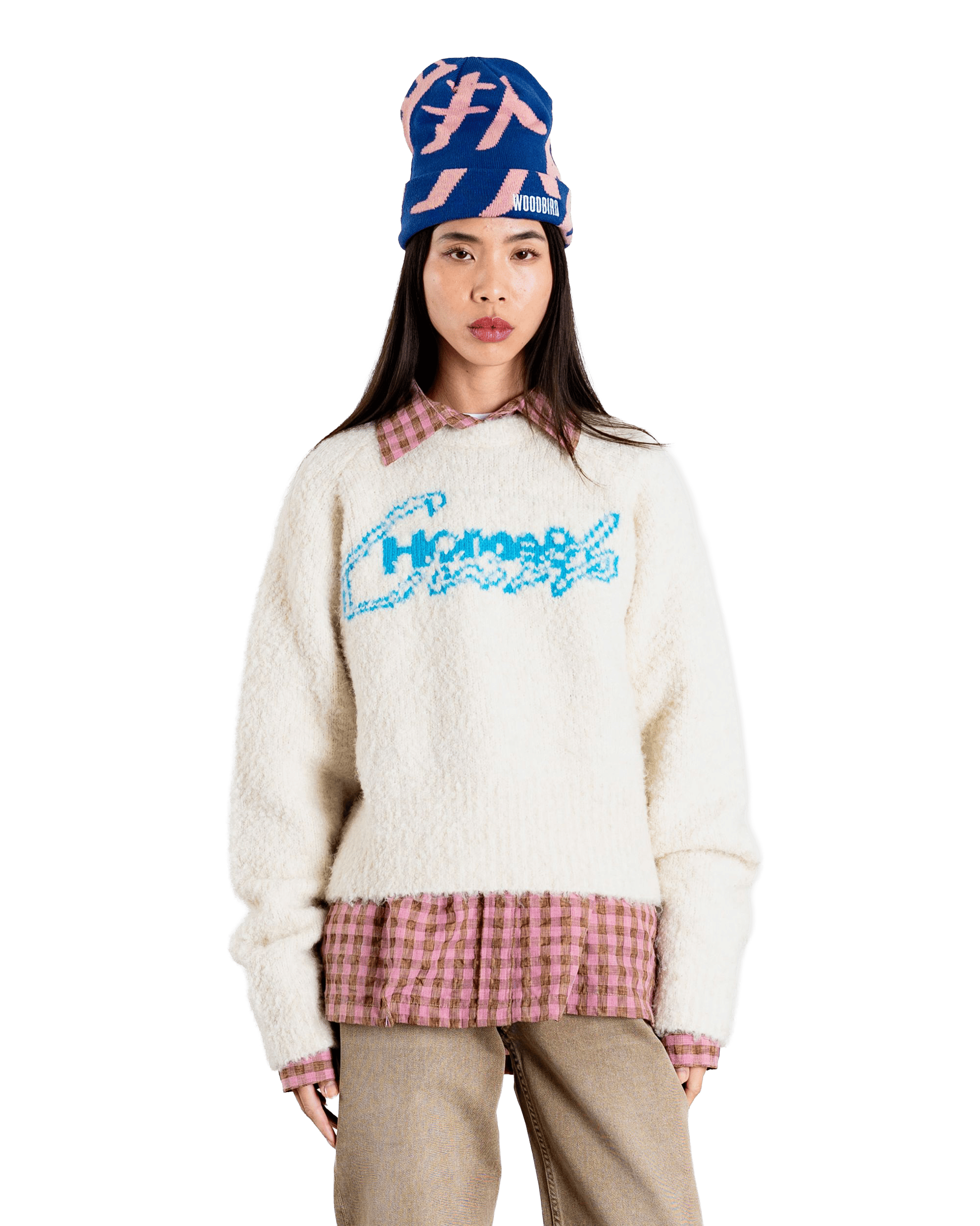 Woodbird Female WBTabi Teddy Knit Knits Off White