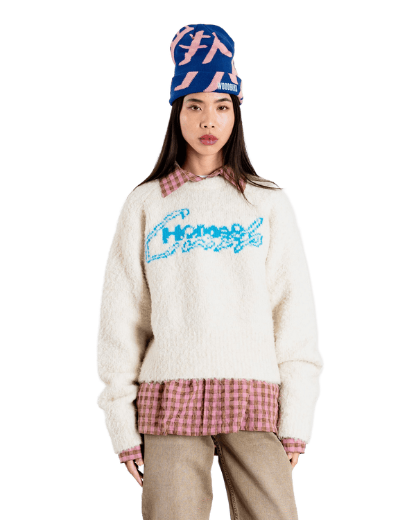 Woodbird Female WBTabi Teddy Knit Knits Off White