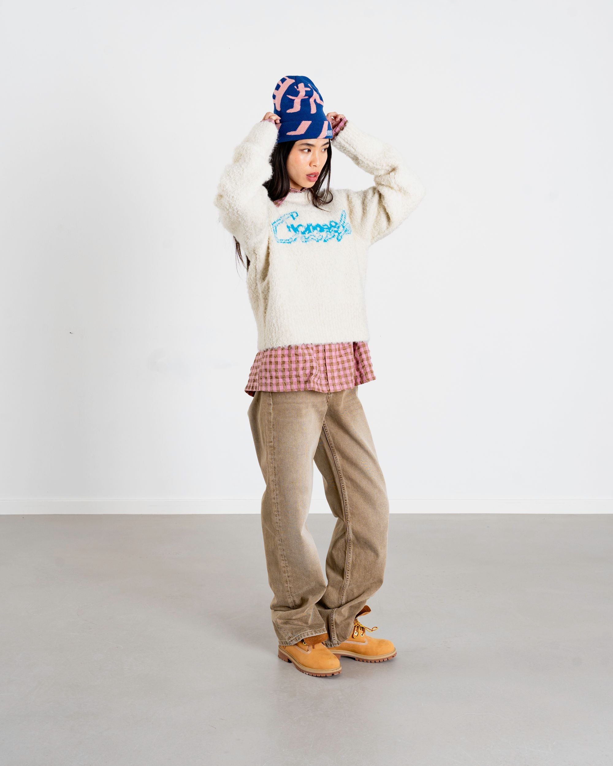 Woodbird Female WBTabi Teddy Knit Knits Off White