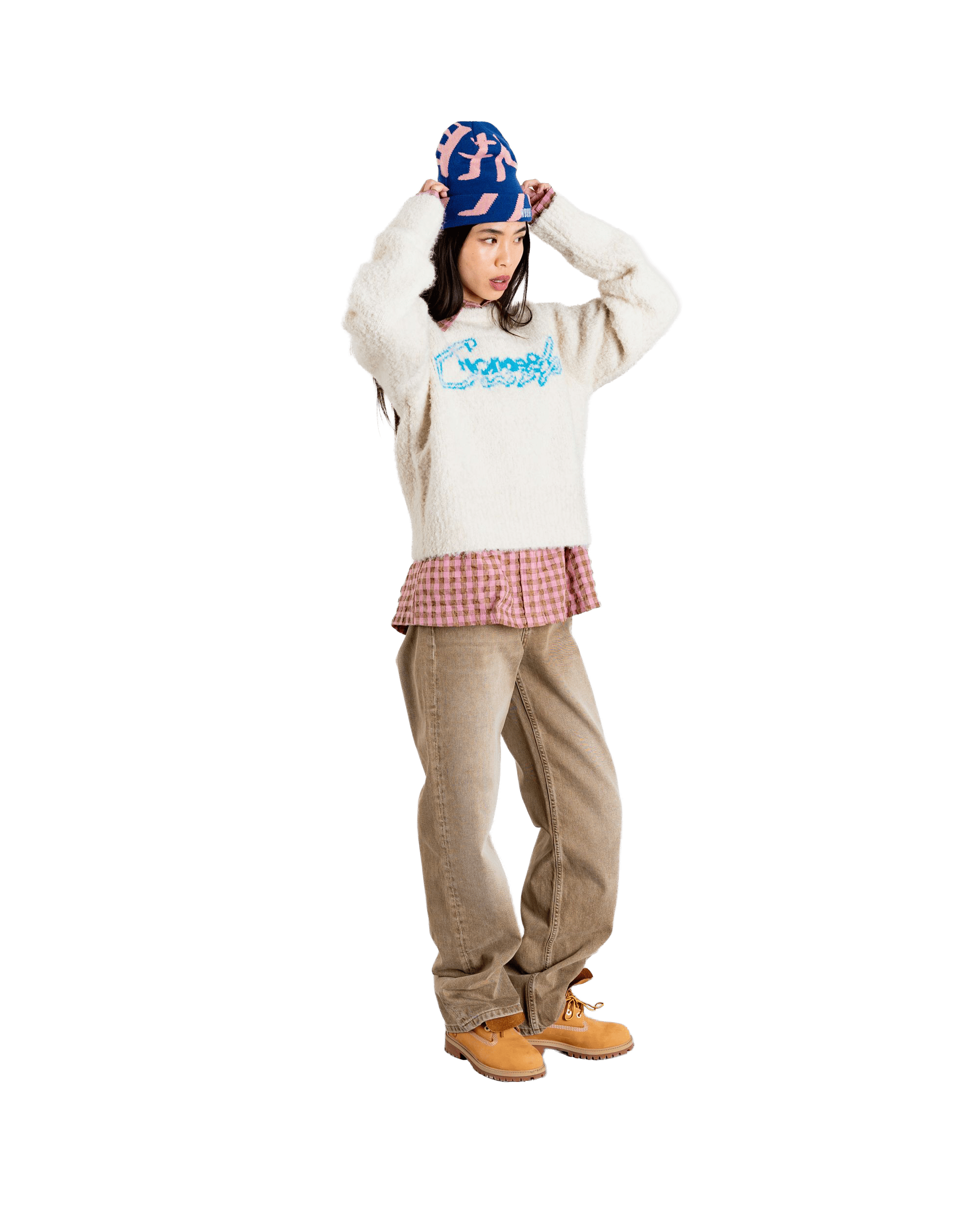 Woodbird Female WBTabi Teddy Knit Knits Off White