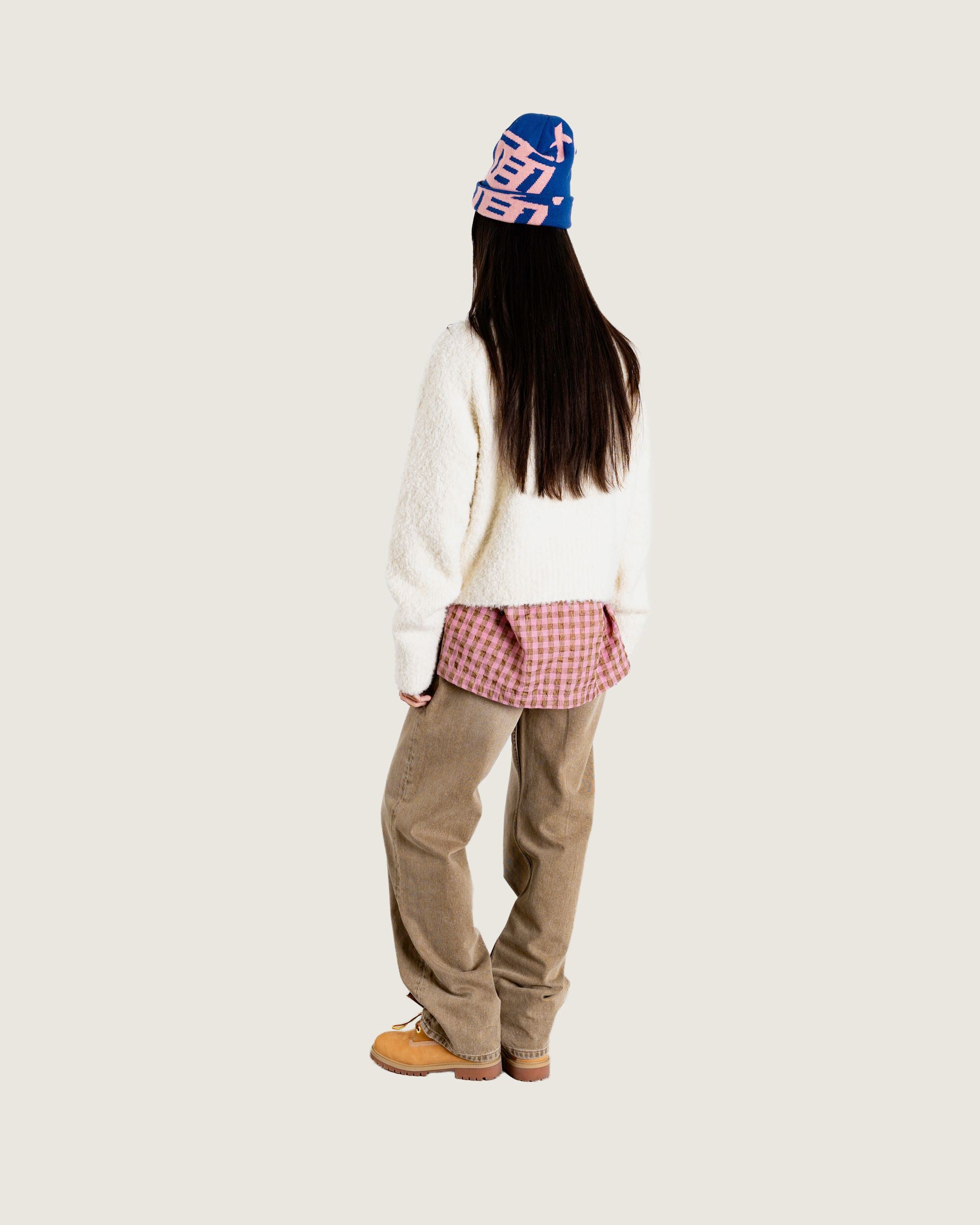 Woodbird Female WBTabi Teddy Knit Knits Off White