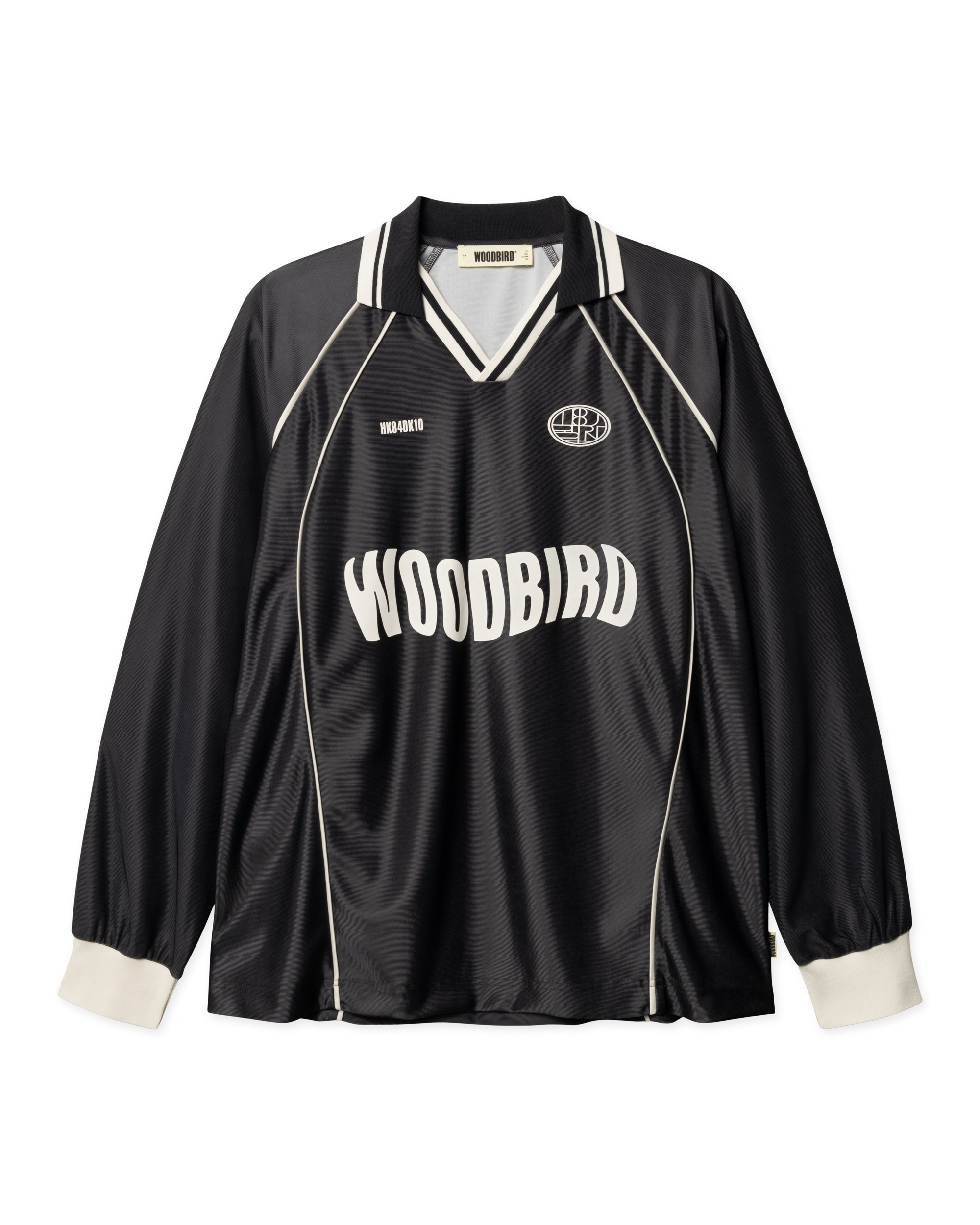 Woodbird WBTaka L/S Sports Polo T-Shirts Black