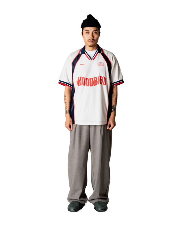 Woodbird WBTaka SS Sports Polo T-Shirts Off White