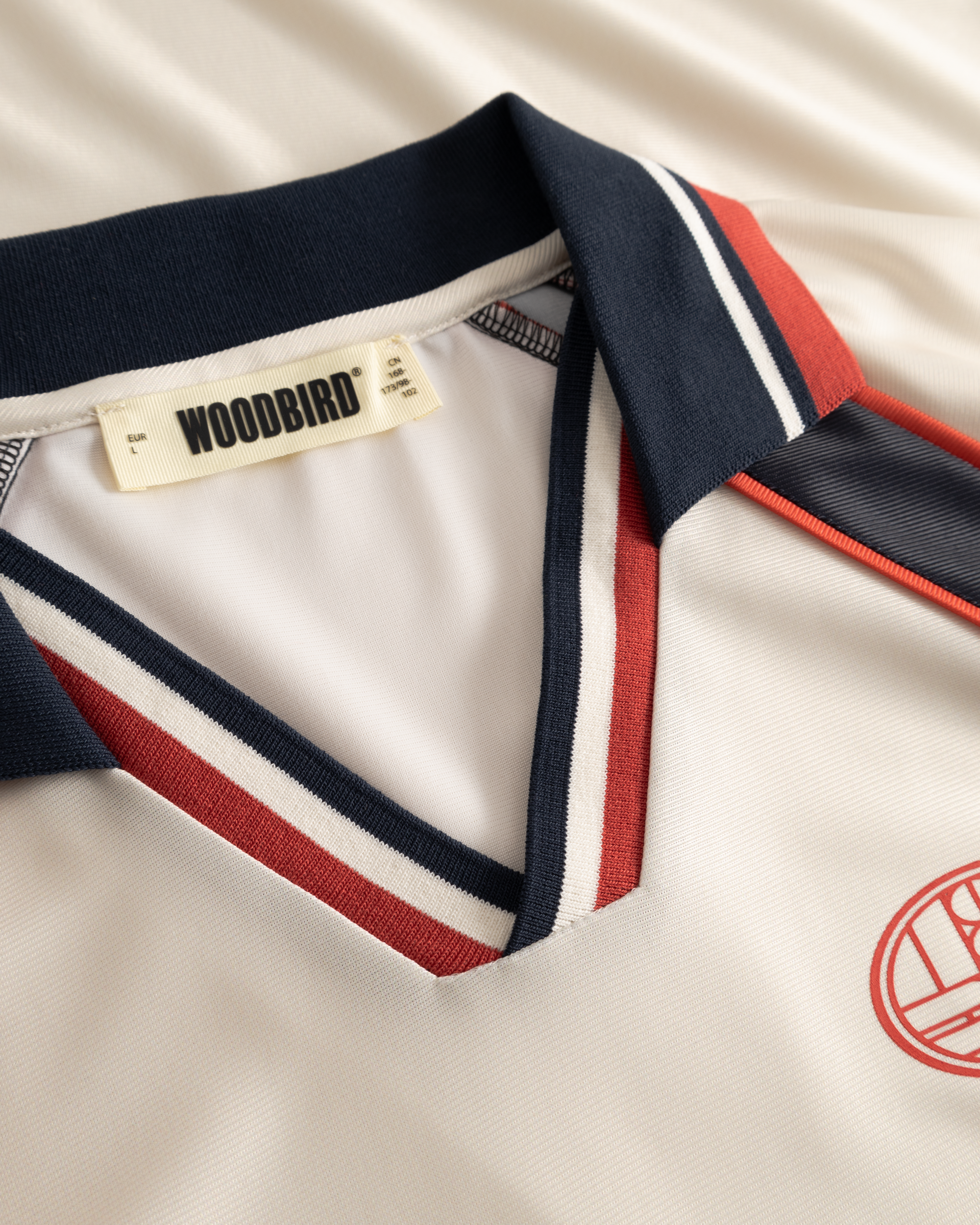 Woodbird WBTaka SS Sports Polo T-Shirts Off White