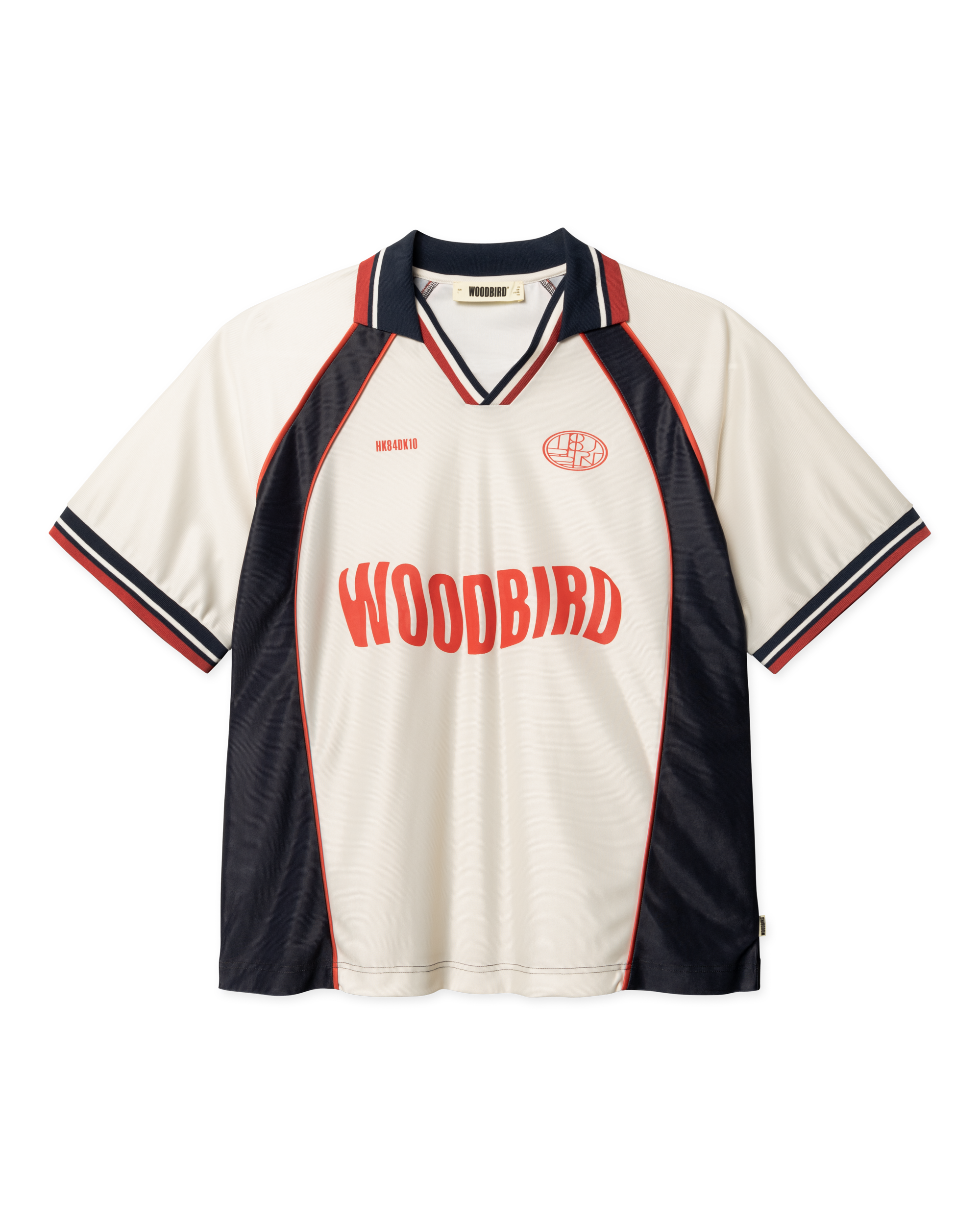 Woodbird WBTaka SS Sports Polo T-Shirts Off White