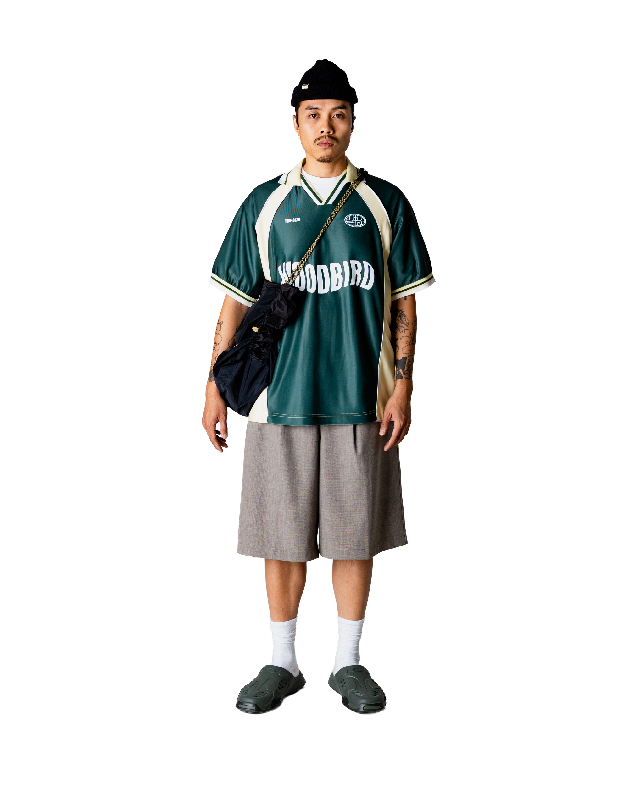 Woodbird WBTaka SS Sports Polo T-Shirts Pine Green