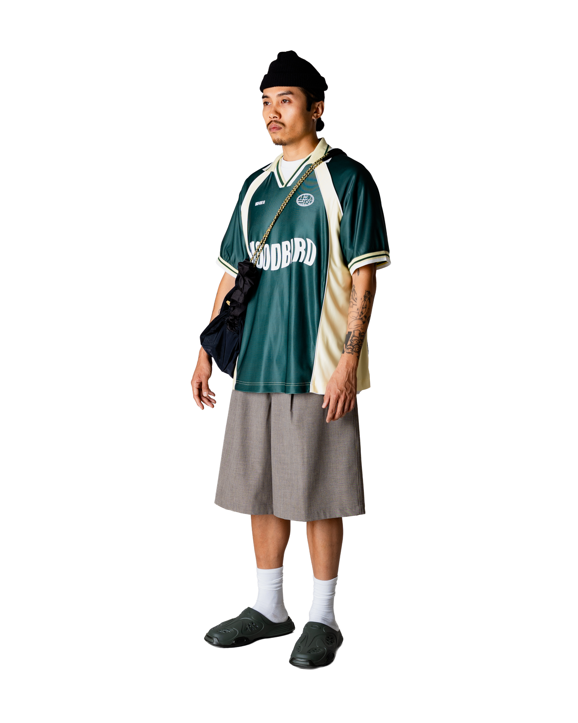 Woodbird WBTaka SS Sports Polo T-Shirts Pine Green