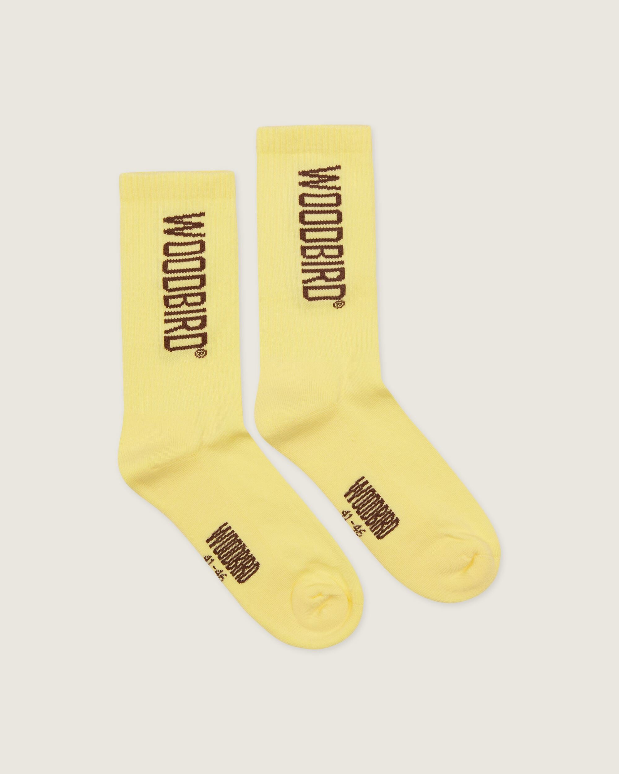 Woodbird WBTennis Logo Socks Accessories Butter