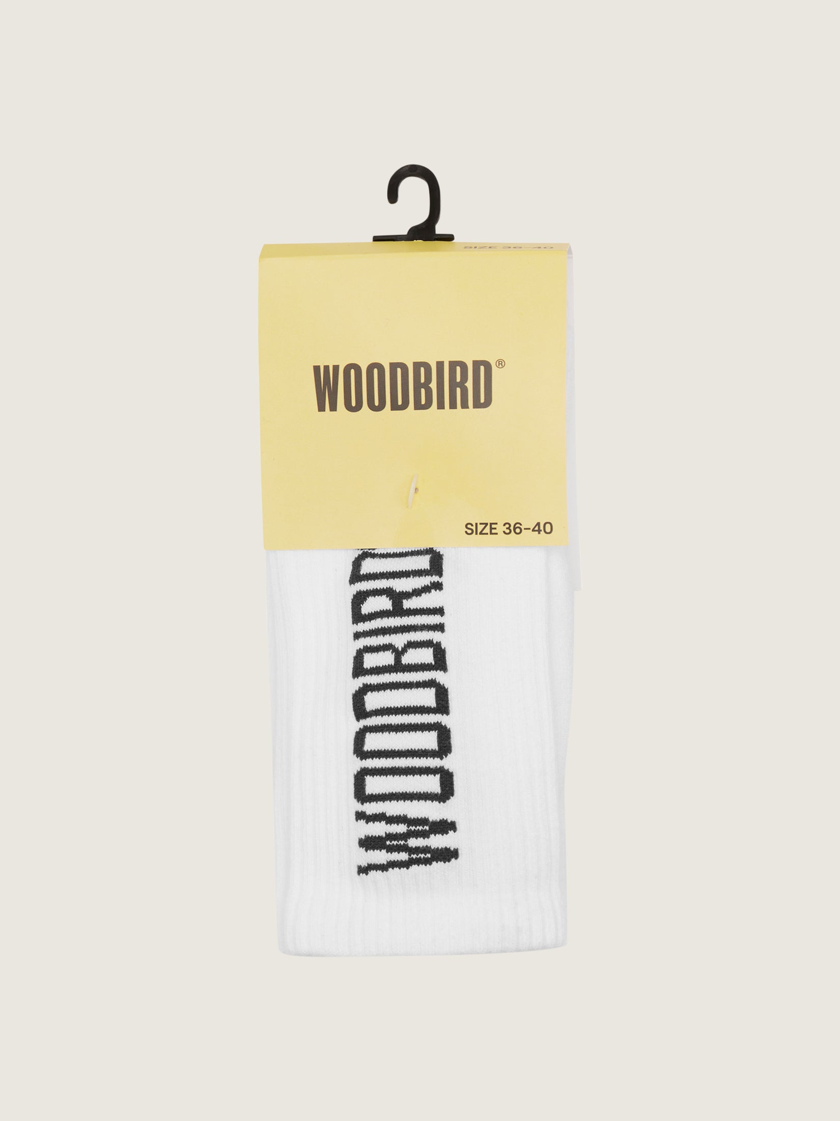 Woodbird WBTennis Logo Socks 2 Pack Accessories White-Black