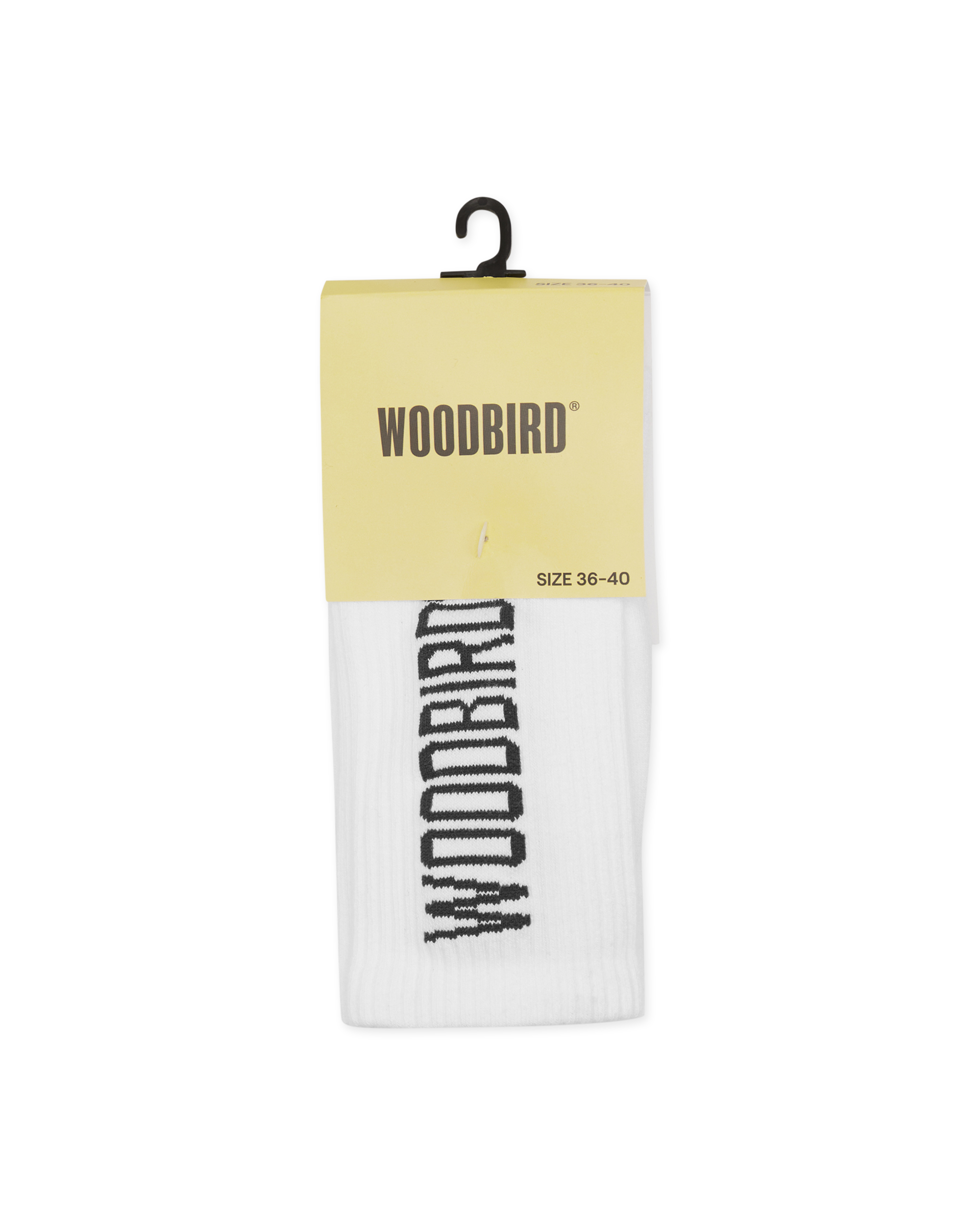 Woodbird WBTennis Logo Socks 2 pack Accessories White-Black