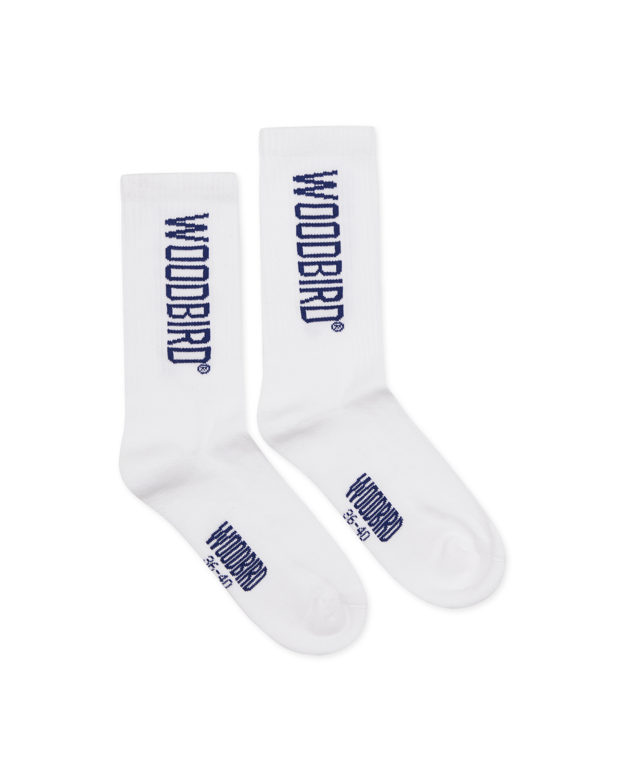 Woodbird WBTennis Logo Socks 2 pack Accessories White